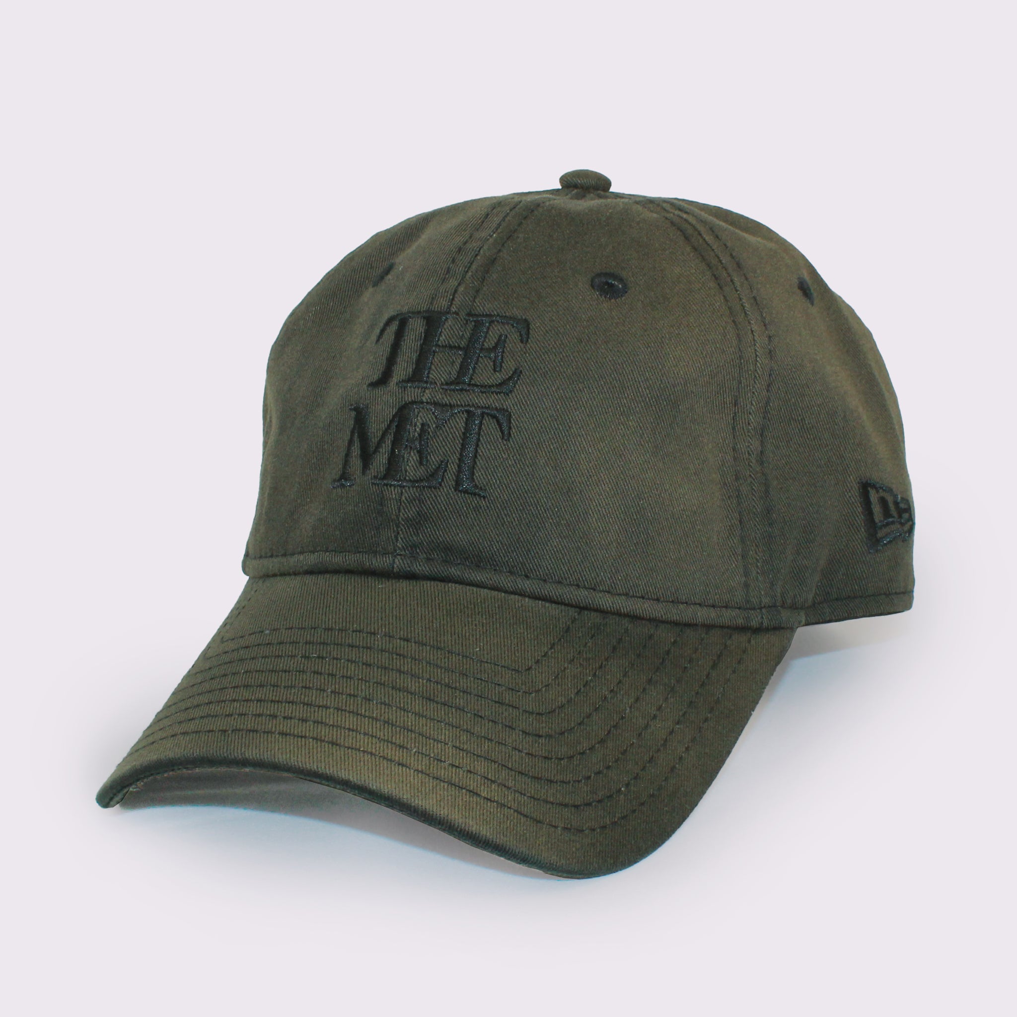 NEW ERA 9FORTY アンストラクチャード The Met ウォッシュ ブラック