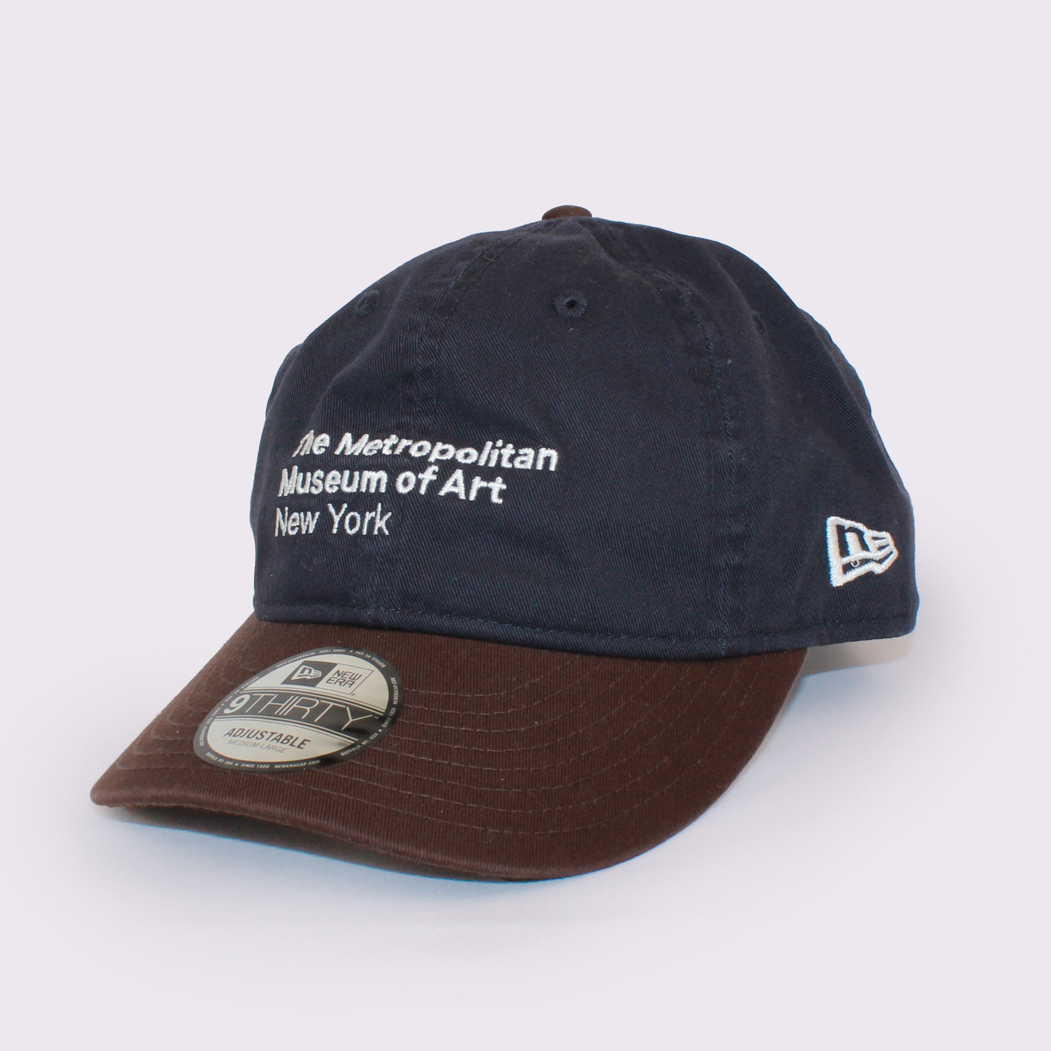 NEW ERA 9THIRTY The Met レザーストラップ ネイビー バーントウッド