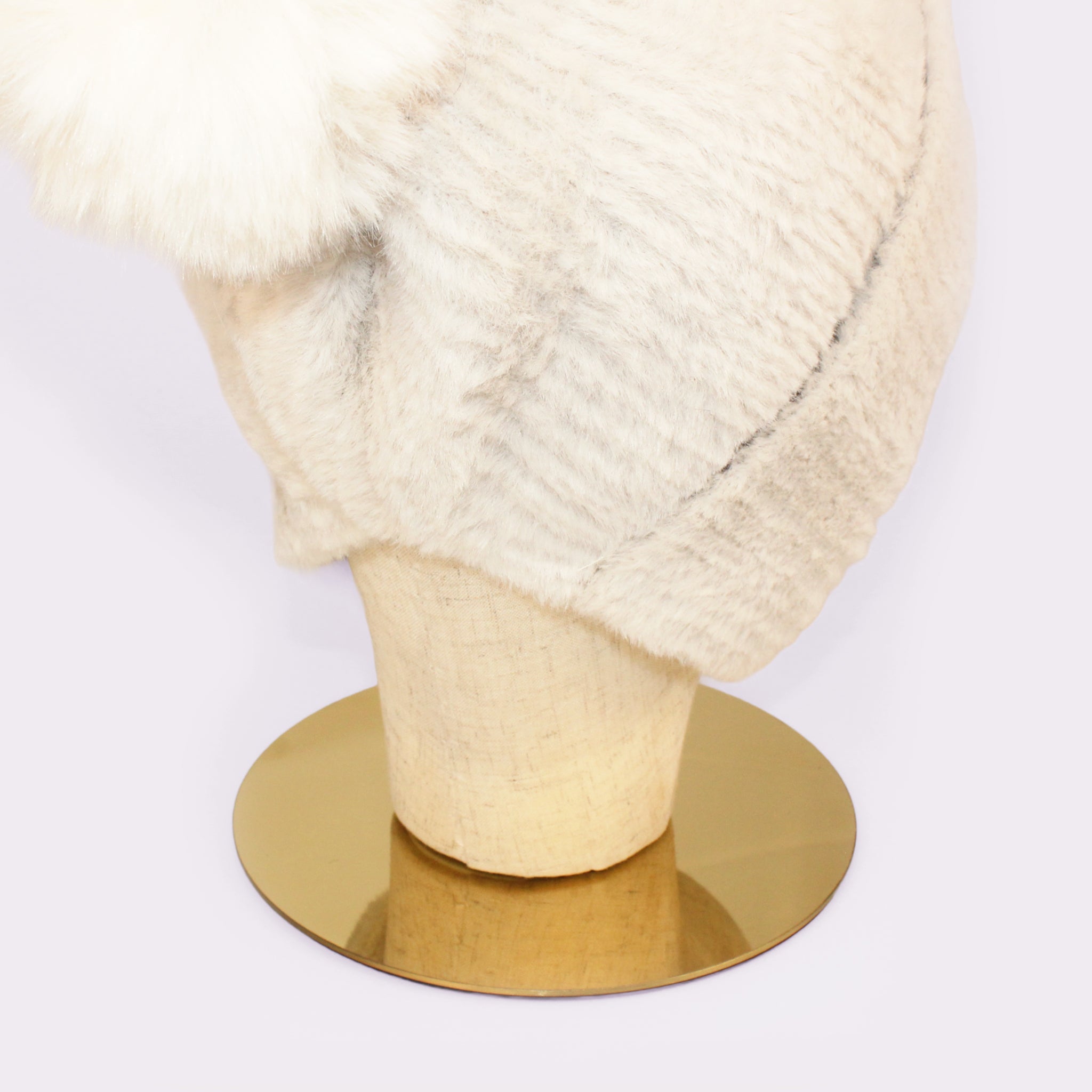 ヘアリーラップニット