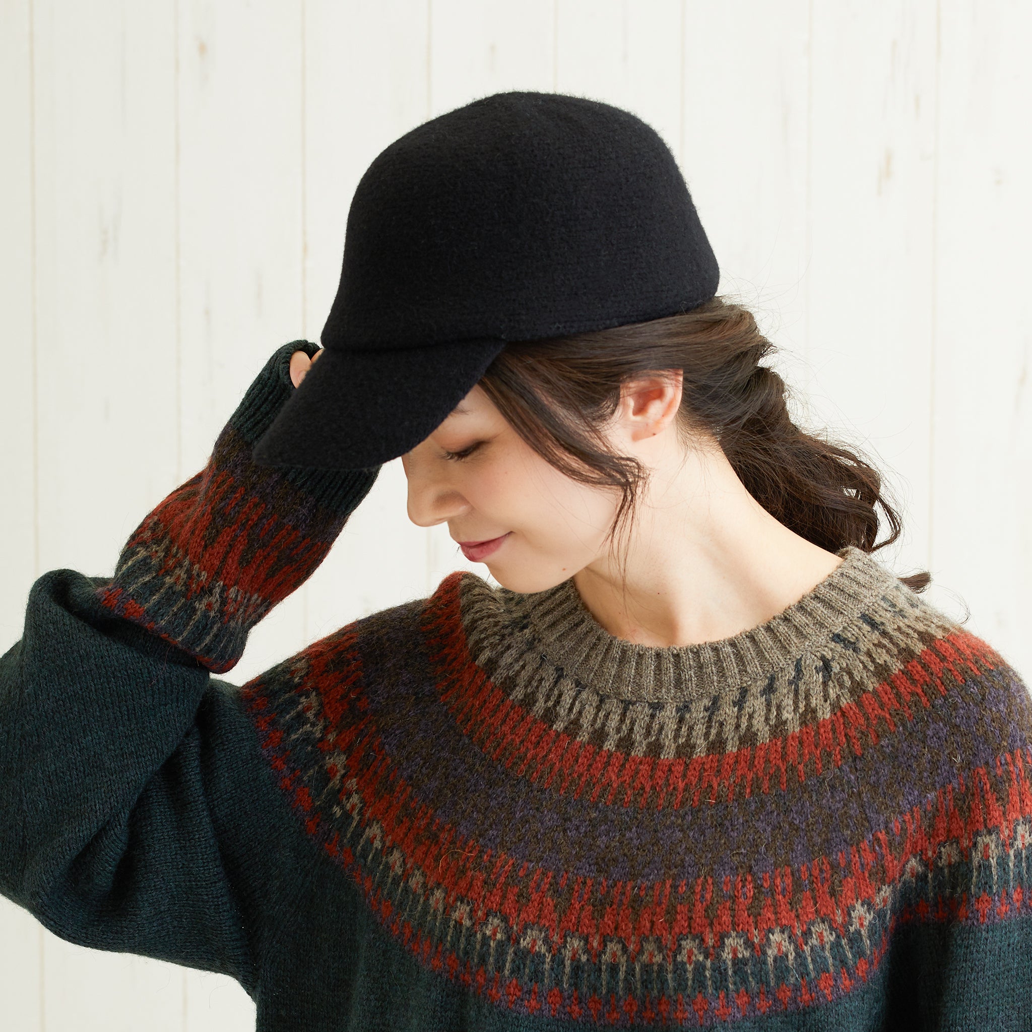 マッチウールキャップ