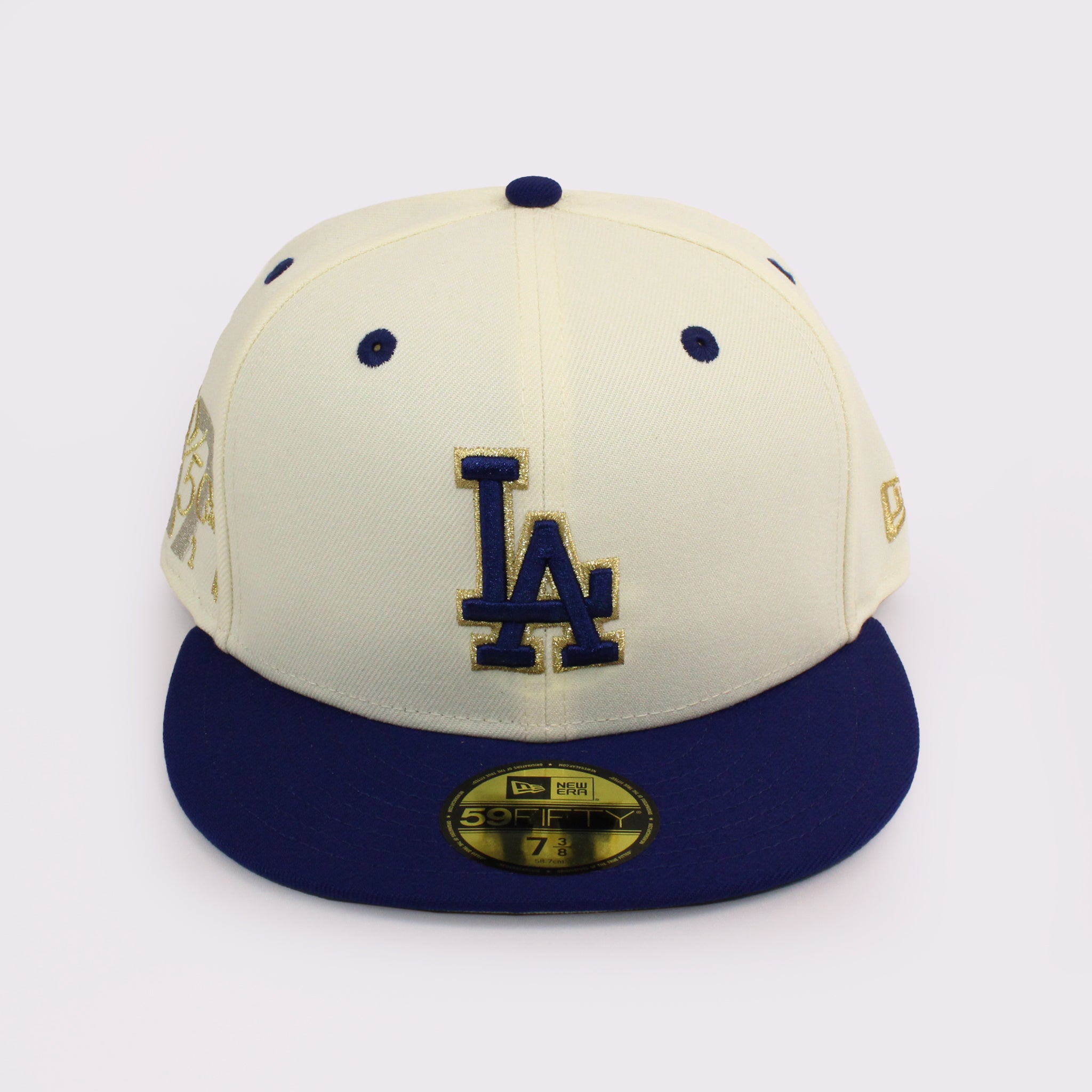 NEW ERA 59FIFTY Los Angeles Dodgers 50-50 Club Pack ロサンゼルス・ドジャース クロームホワイト ダークロイヤルバイザー 7 3/8 7 5/8
