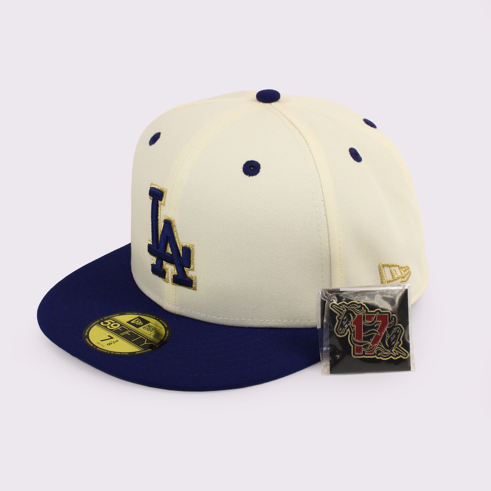 NEW ERA 59FIFTY Los Angeles Dodgers 50-50 Club Pack ロサンゼルス・ドジャース クロームホワイト ダークロイヤルバイザー 7 3/8 7 5/8