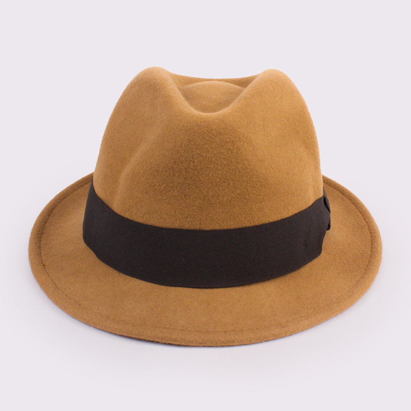 グログラン巻きマニッシュ 中折れハット