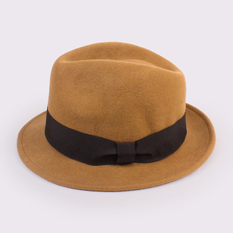 グログラン巻きマニッシュ 中折れハット