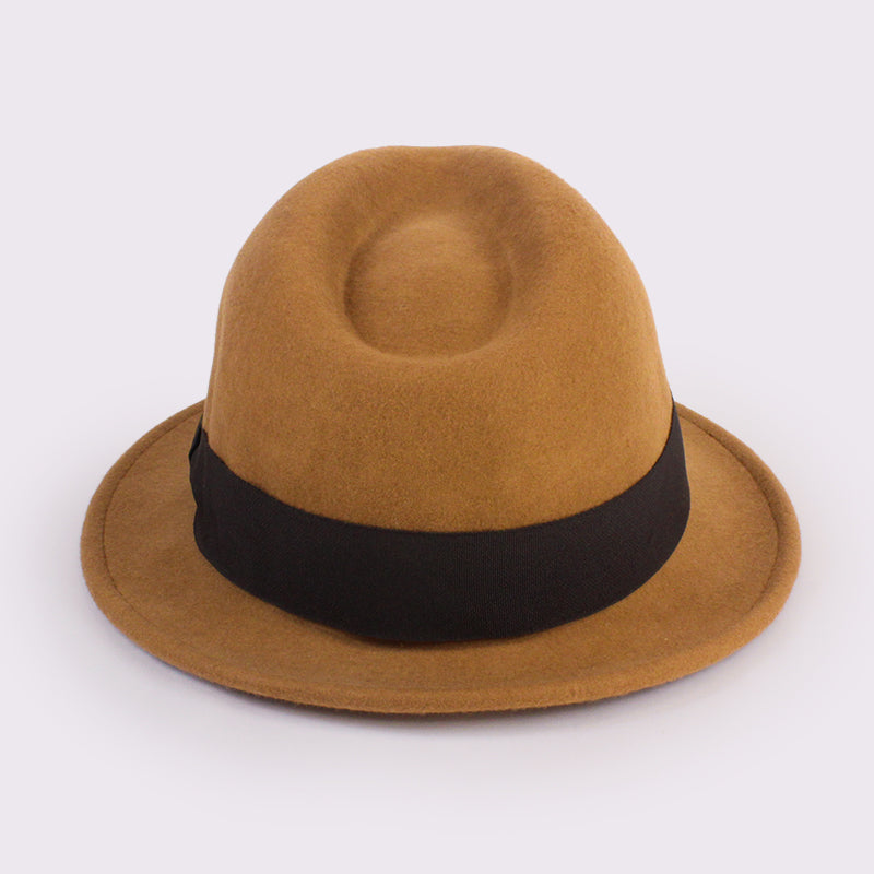 グログラン巻きマニッシュ 中折れハット