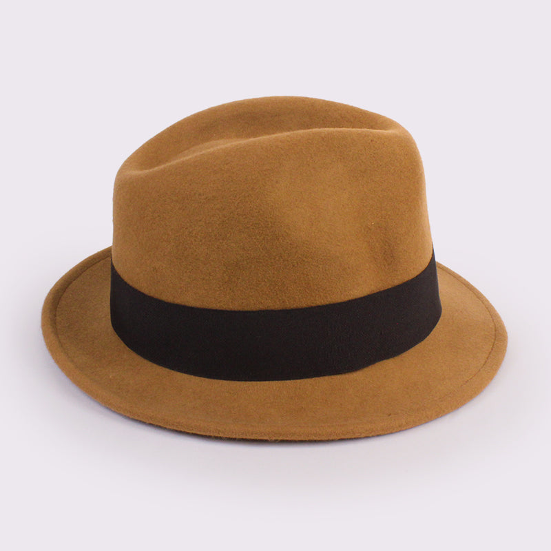 グログラン巻きマニッシュ 中折れハット