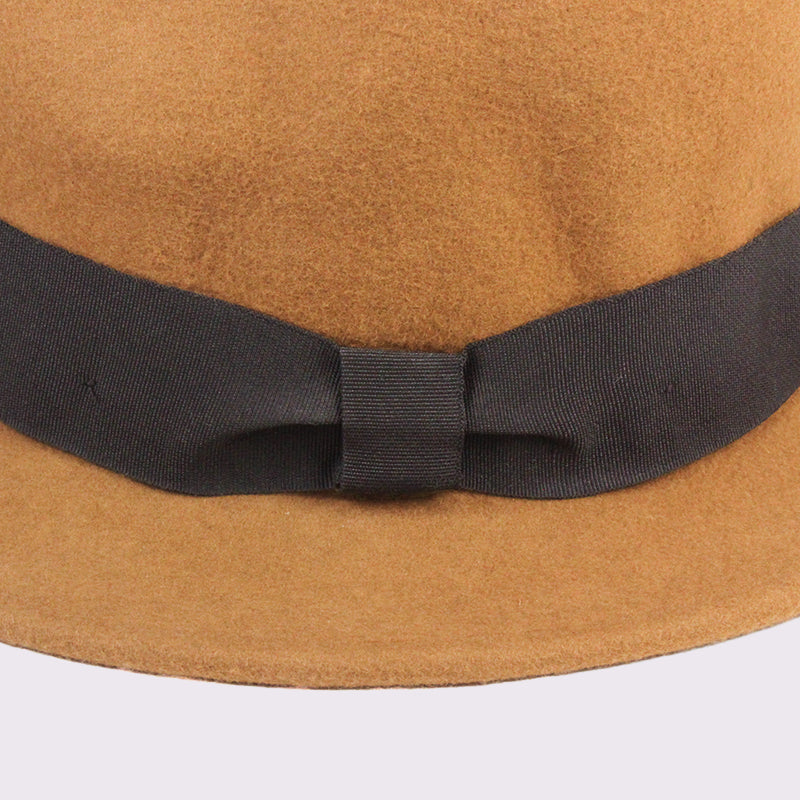 グログラン巻きマニッシュ 中折れハット