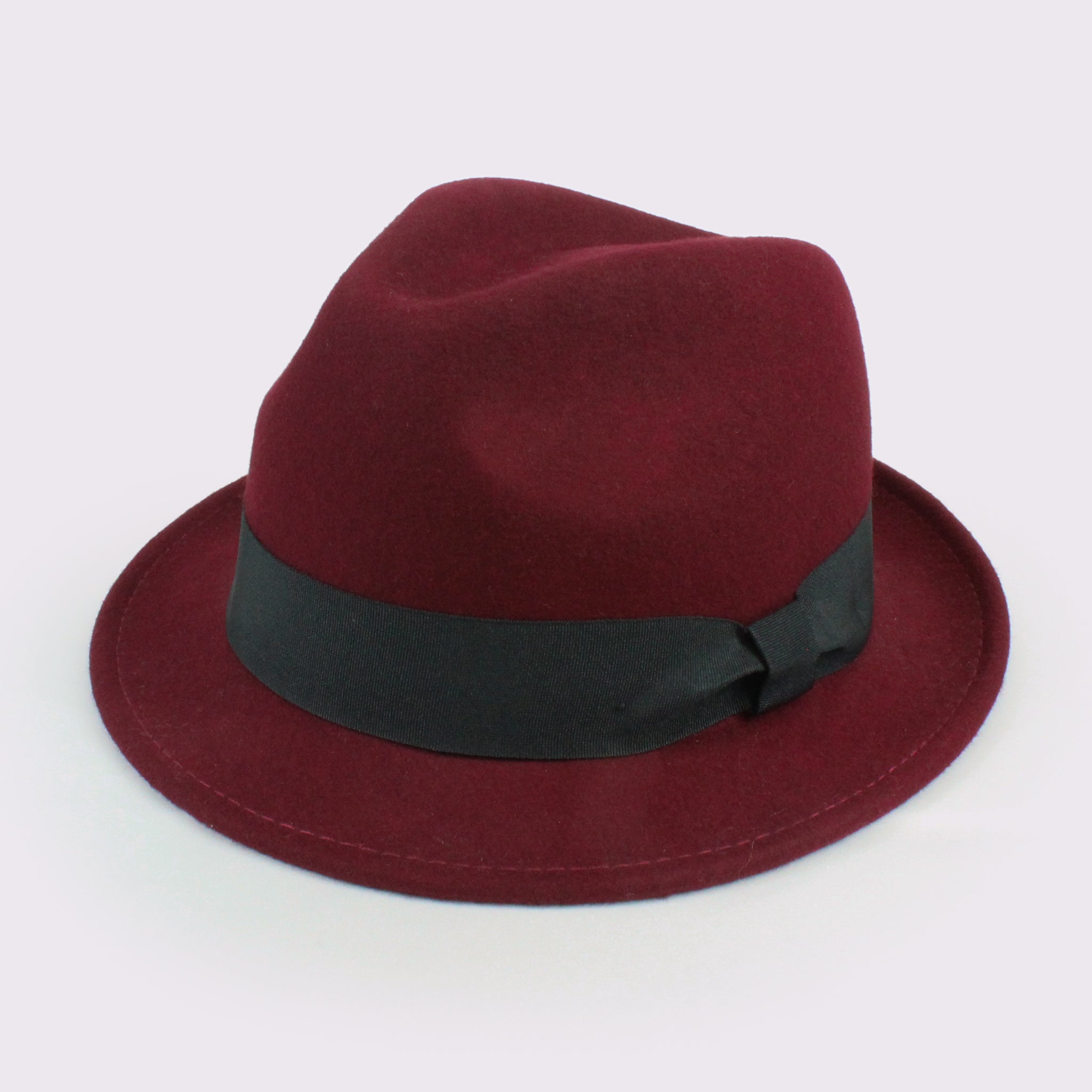 グログラン巻きマニッシュ 中折れハット