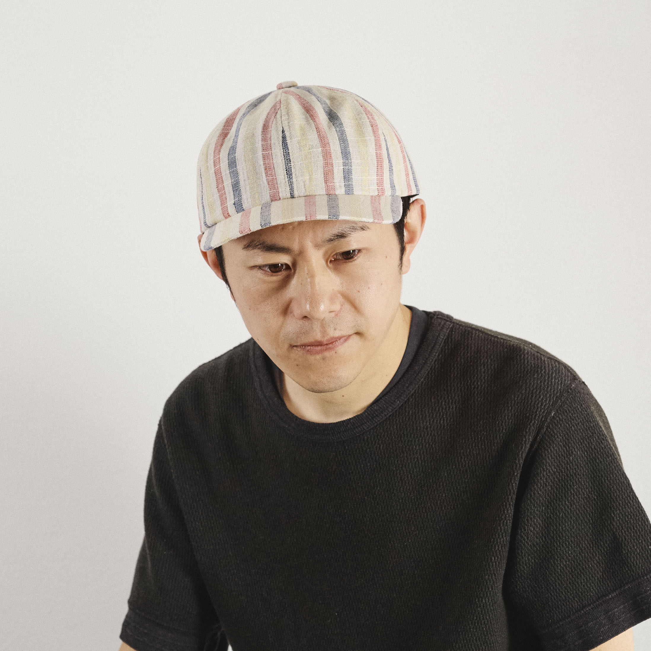 morno № 724502 インポートファブリックストライプCAP