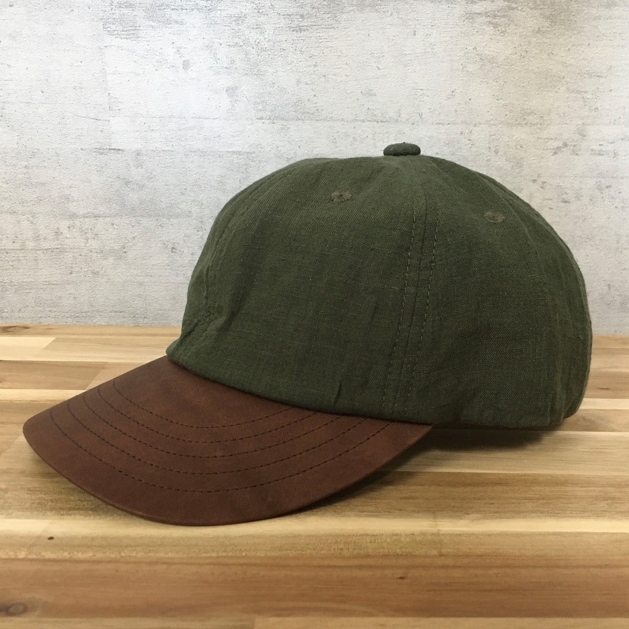 morno № 724513 レザー×リネンB.B.キャップ