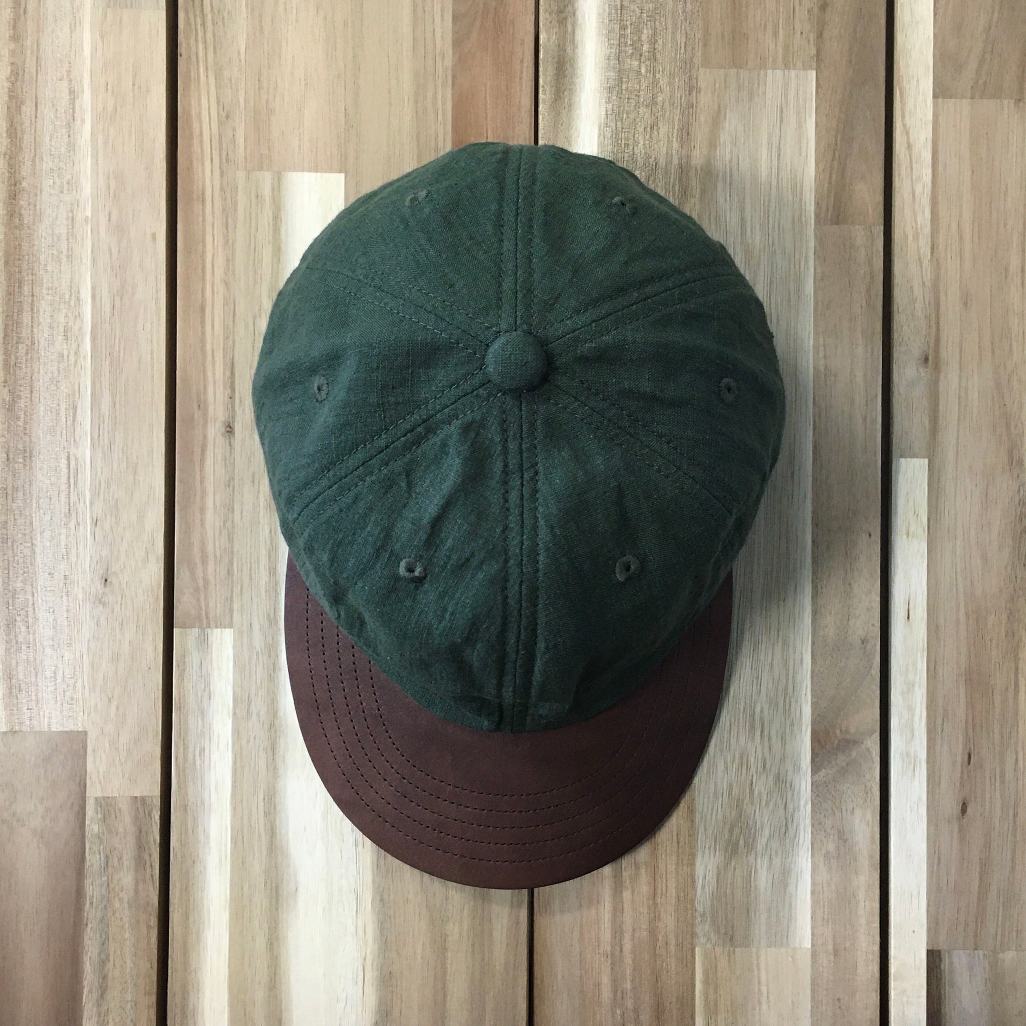 morno № 724513 レザー×リネンB.B.キャップ