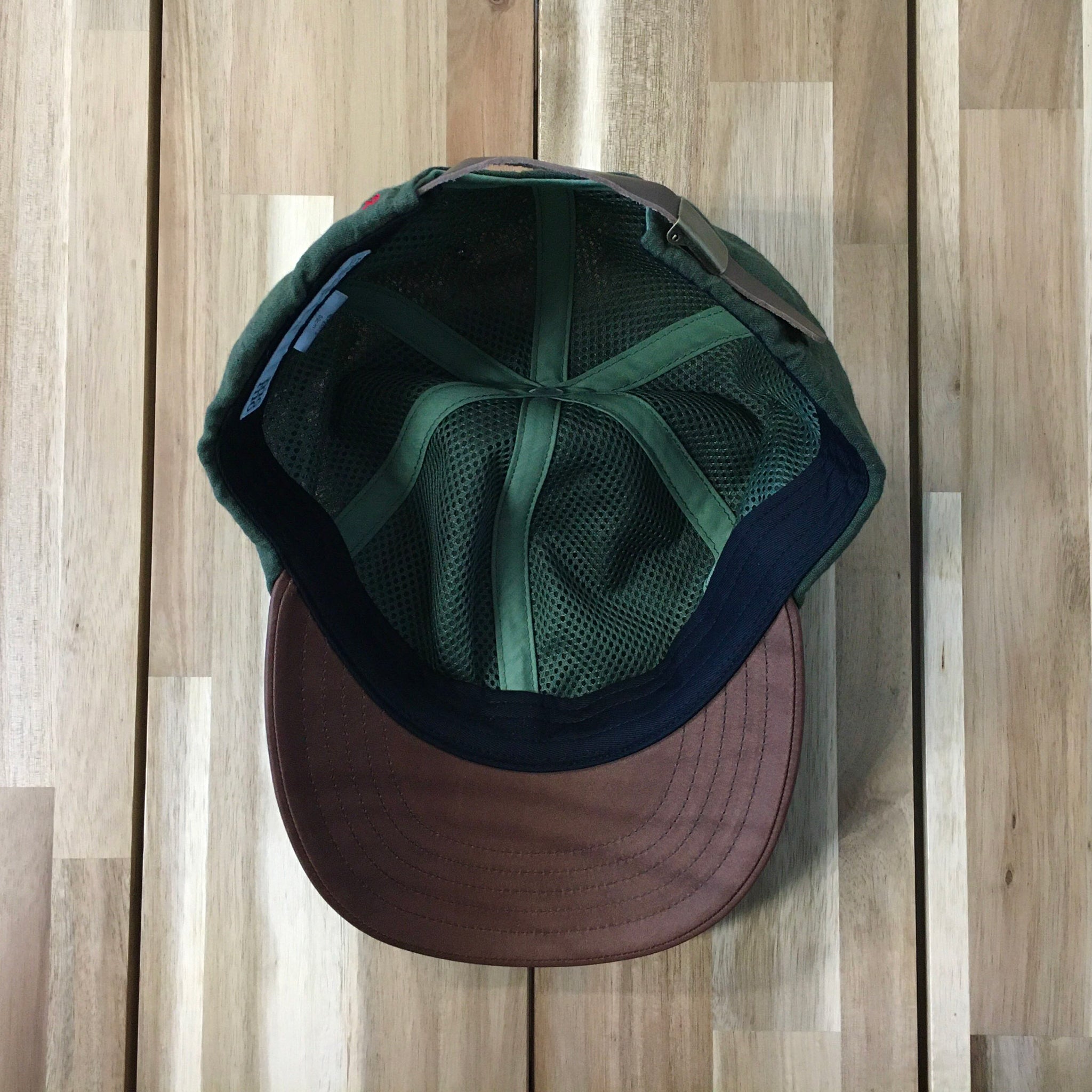 morno № 724513 レザー×リネンB.B.キャップ