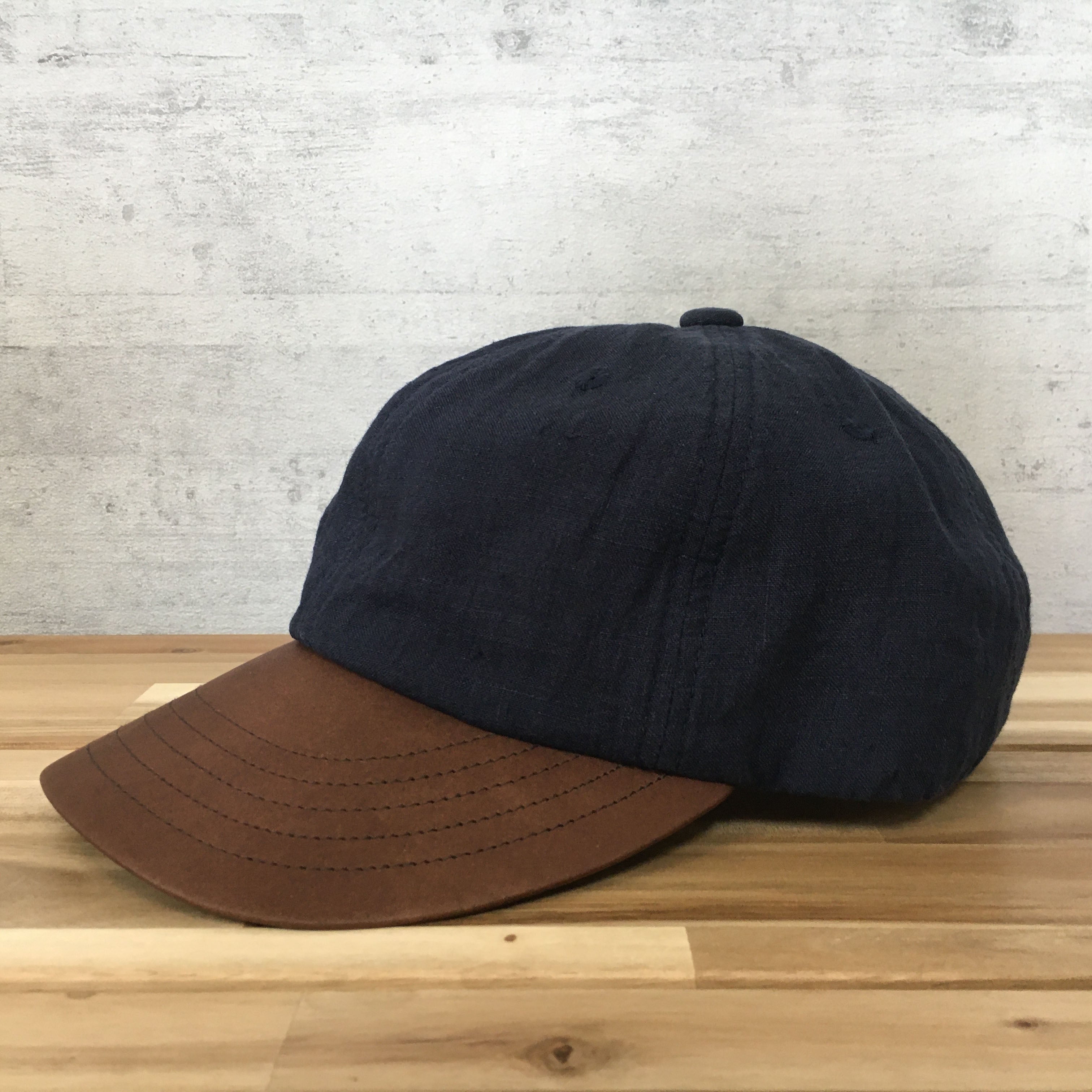 morno № 724513 レザー×リネンB.B.キャップ