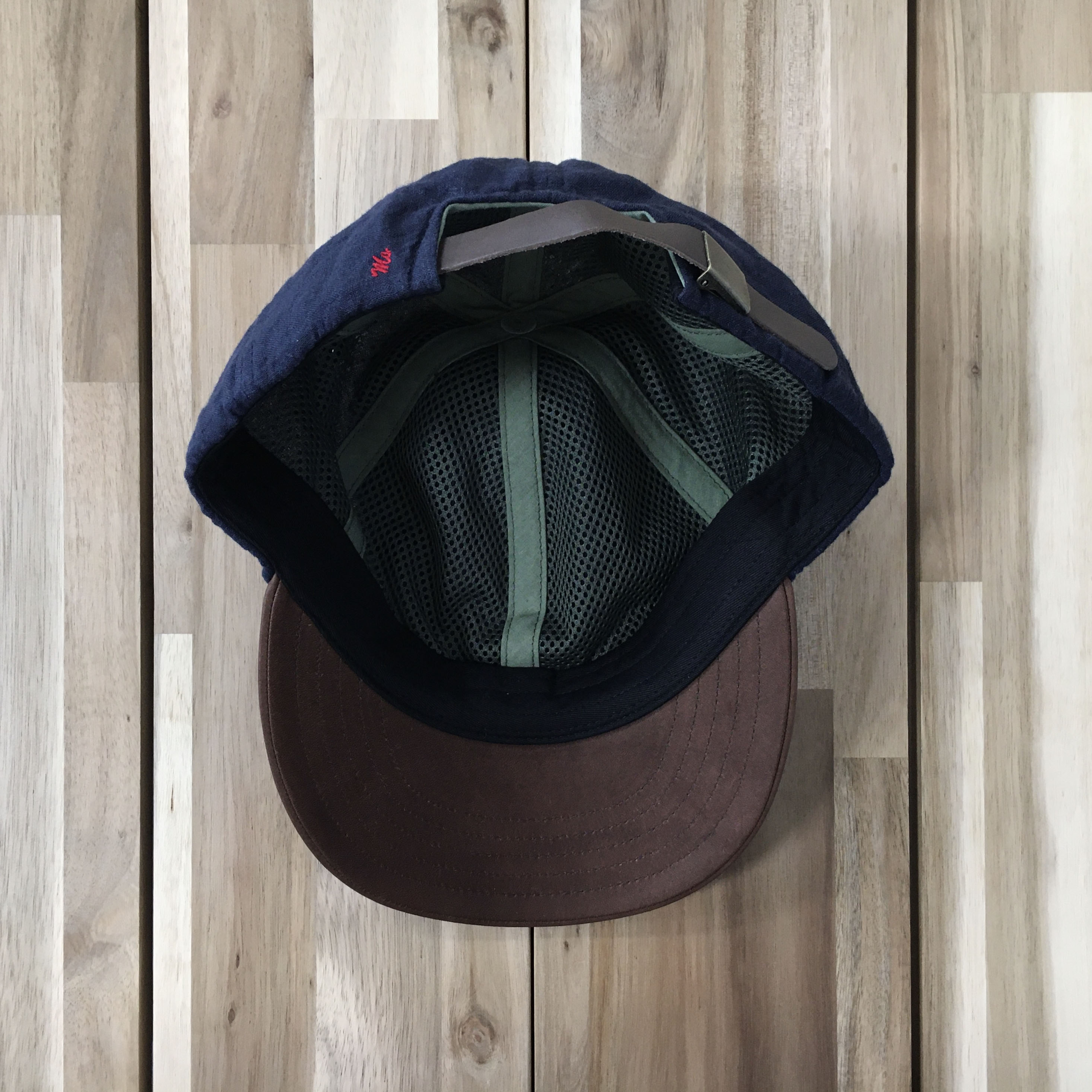 morno № 724513 レザー×リネンB.B.キャップ