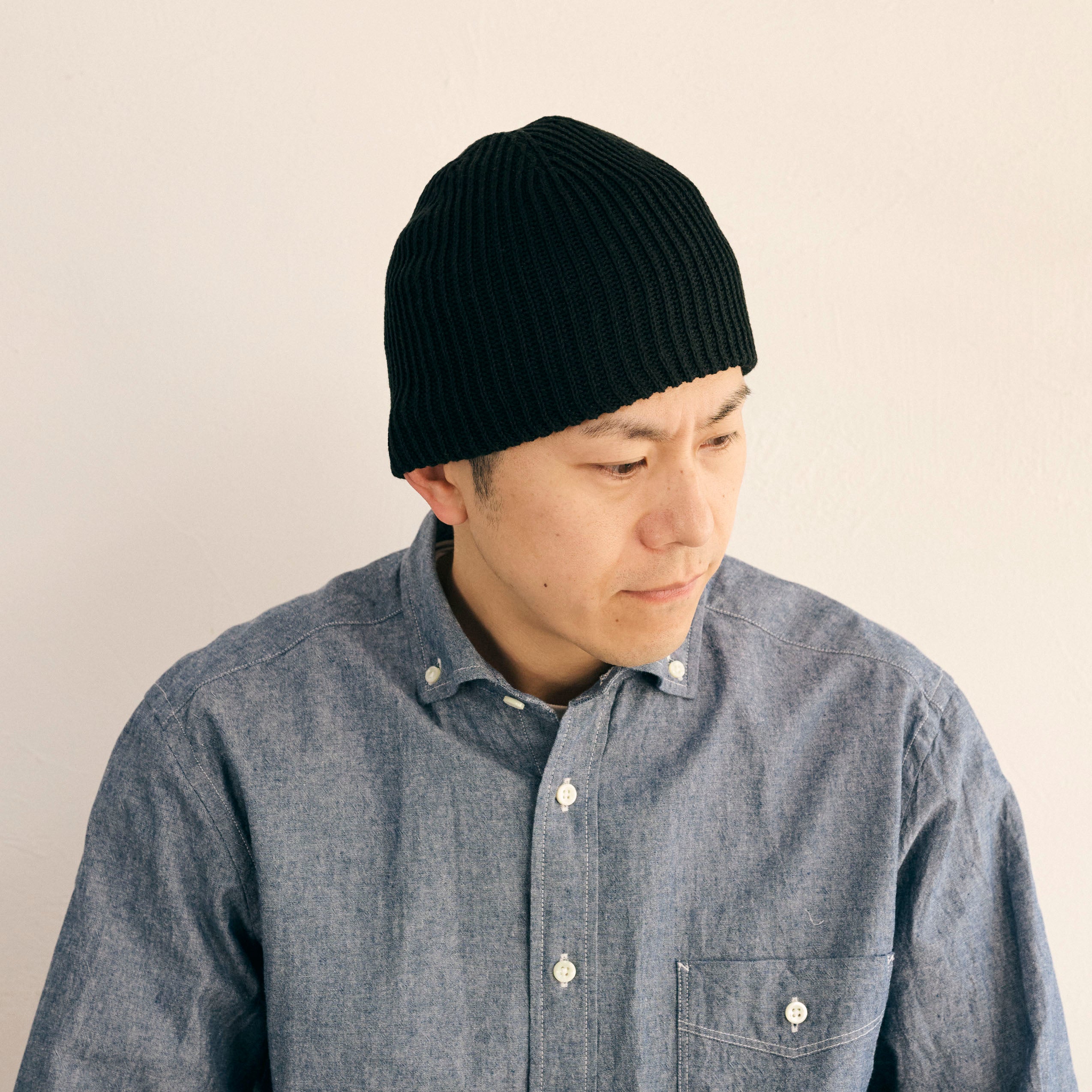 morno № 724525 綿麻ニットビーニー