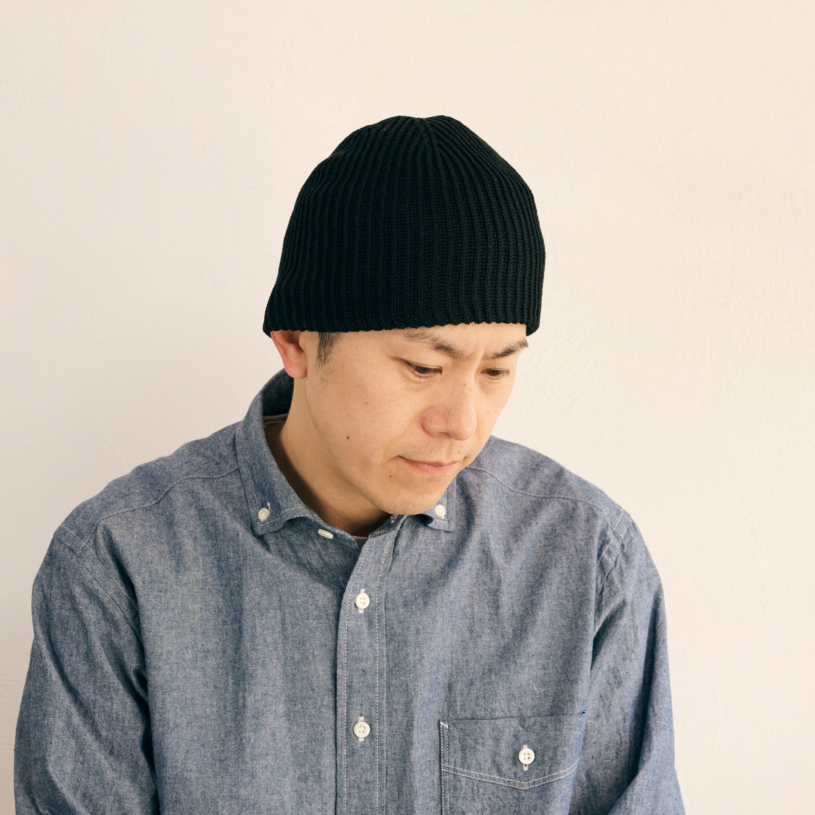 morno № 724525 綿麻ニットビーニー