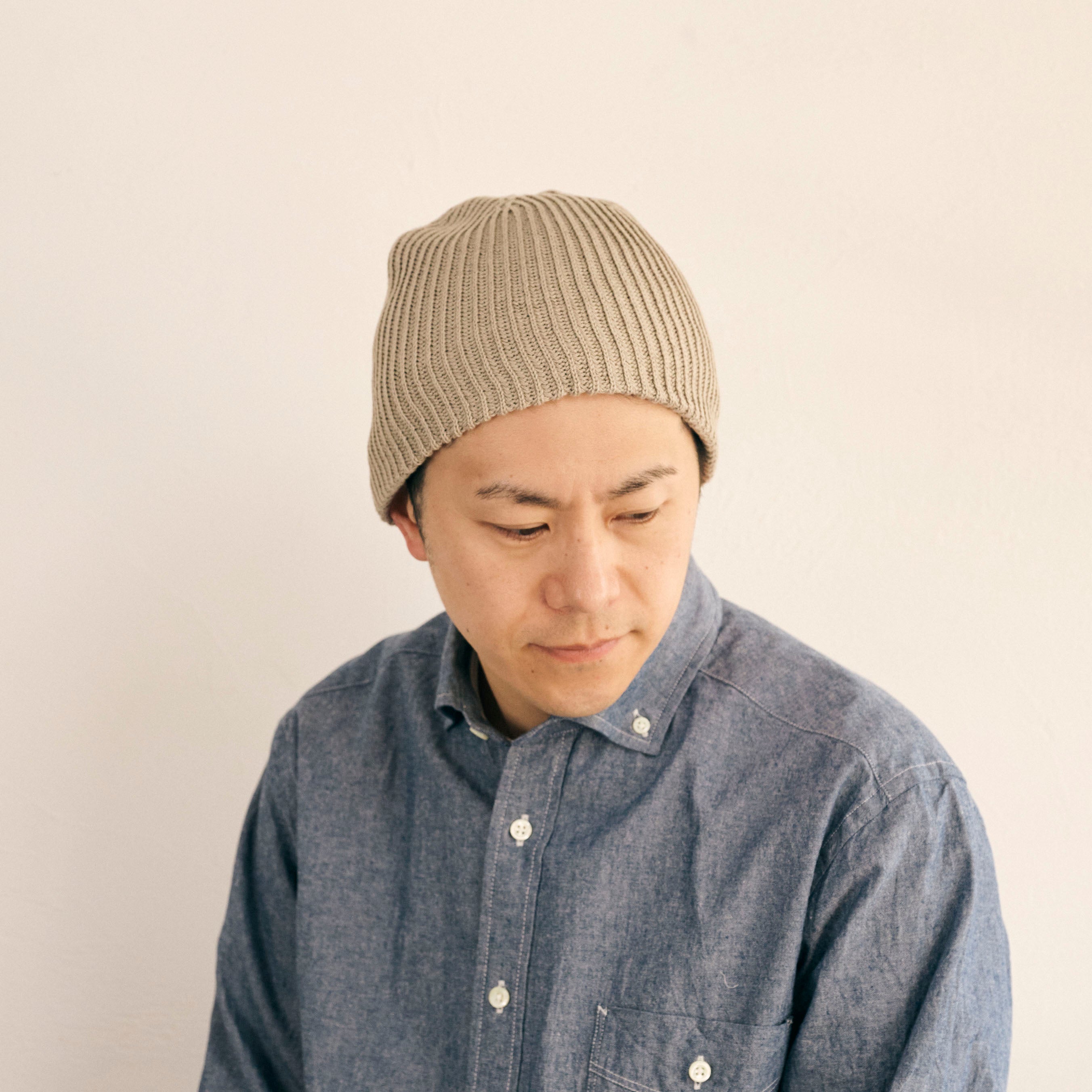 morno № 724525 綿麻ニットビーニー