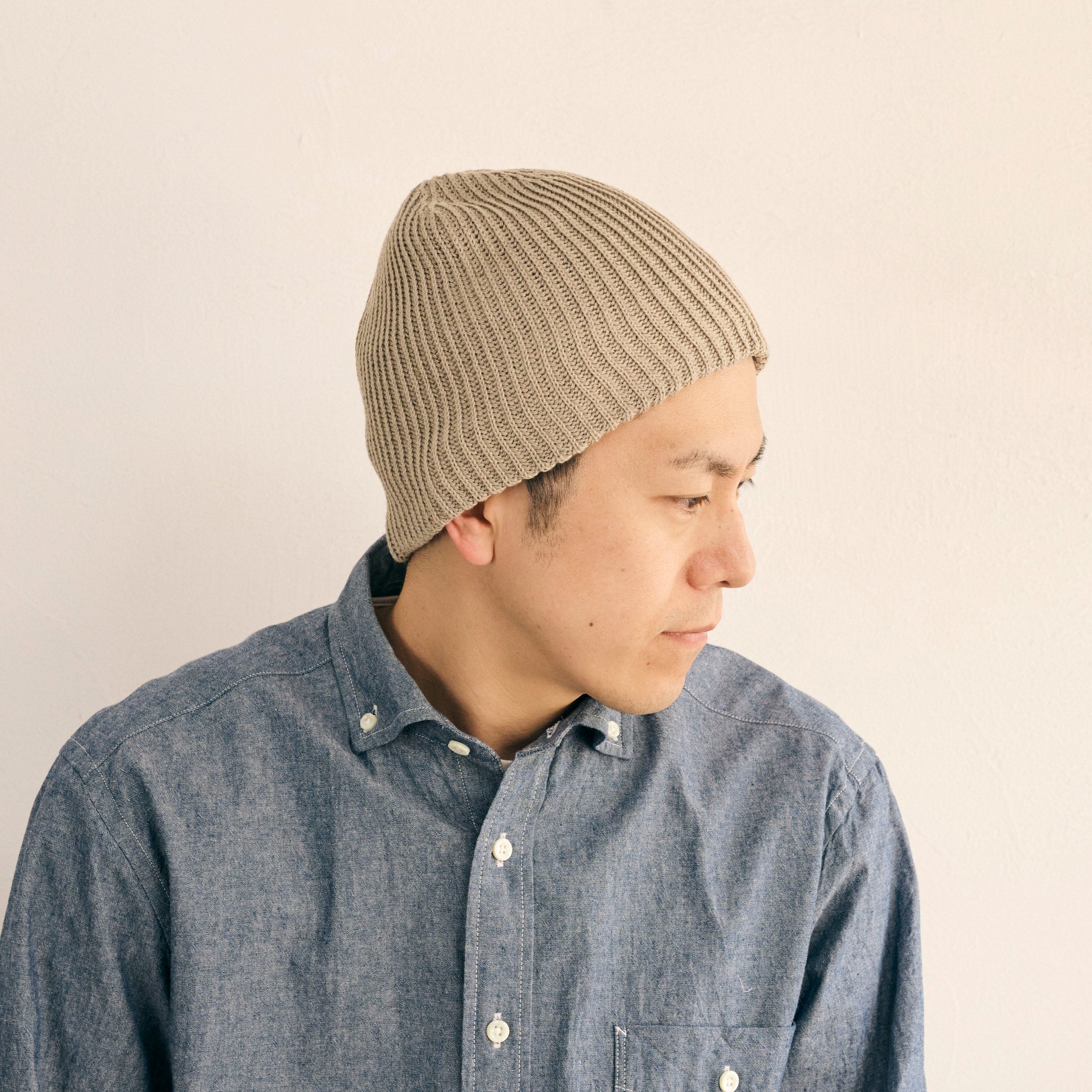 morno № 724525 綿麻ニットビーニー