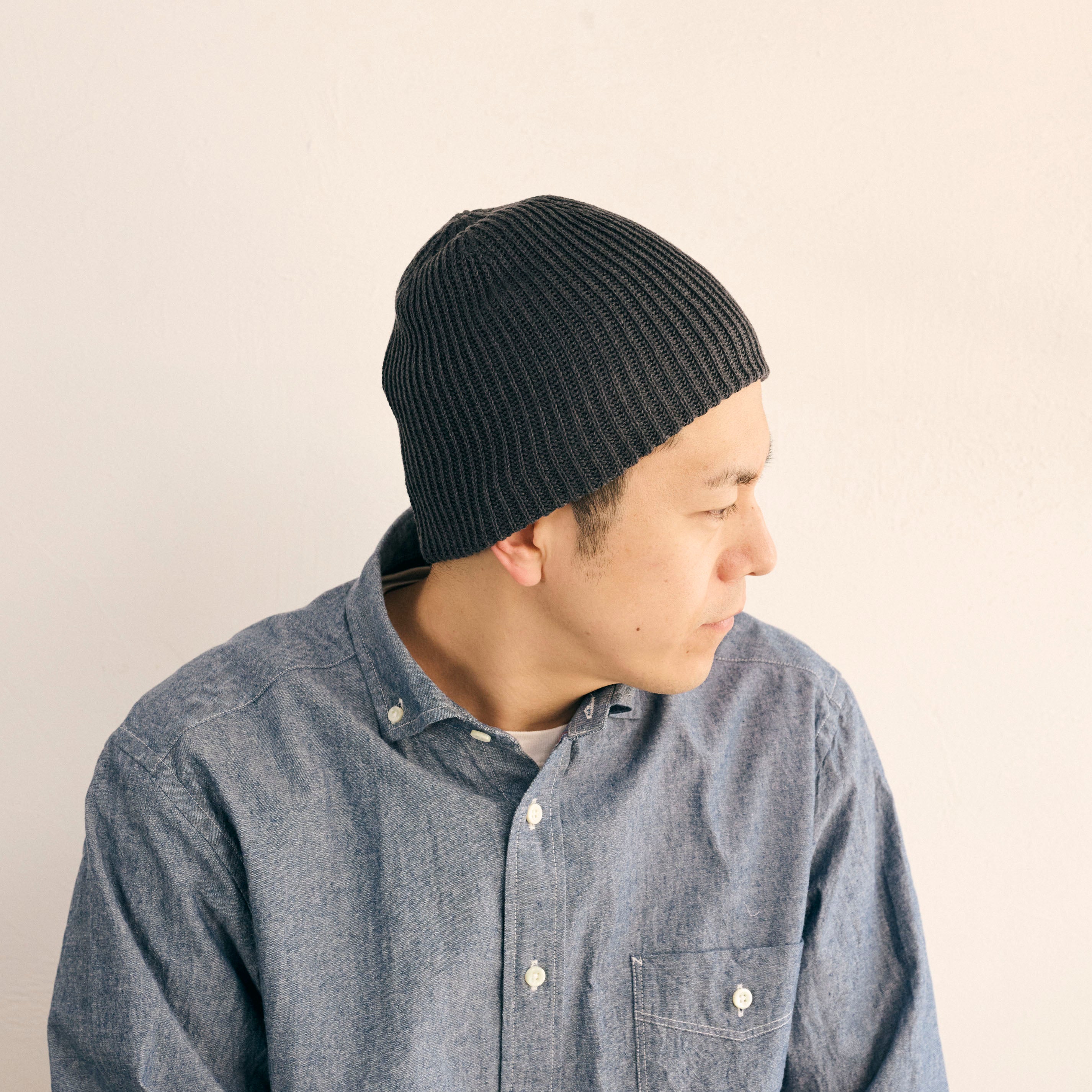 morno № 724525 綿麻ニットビーニー