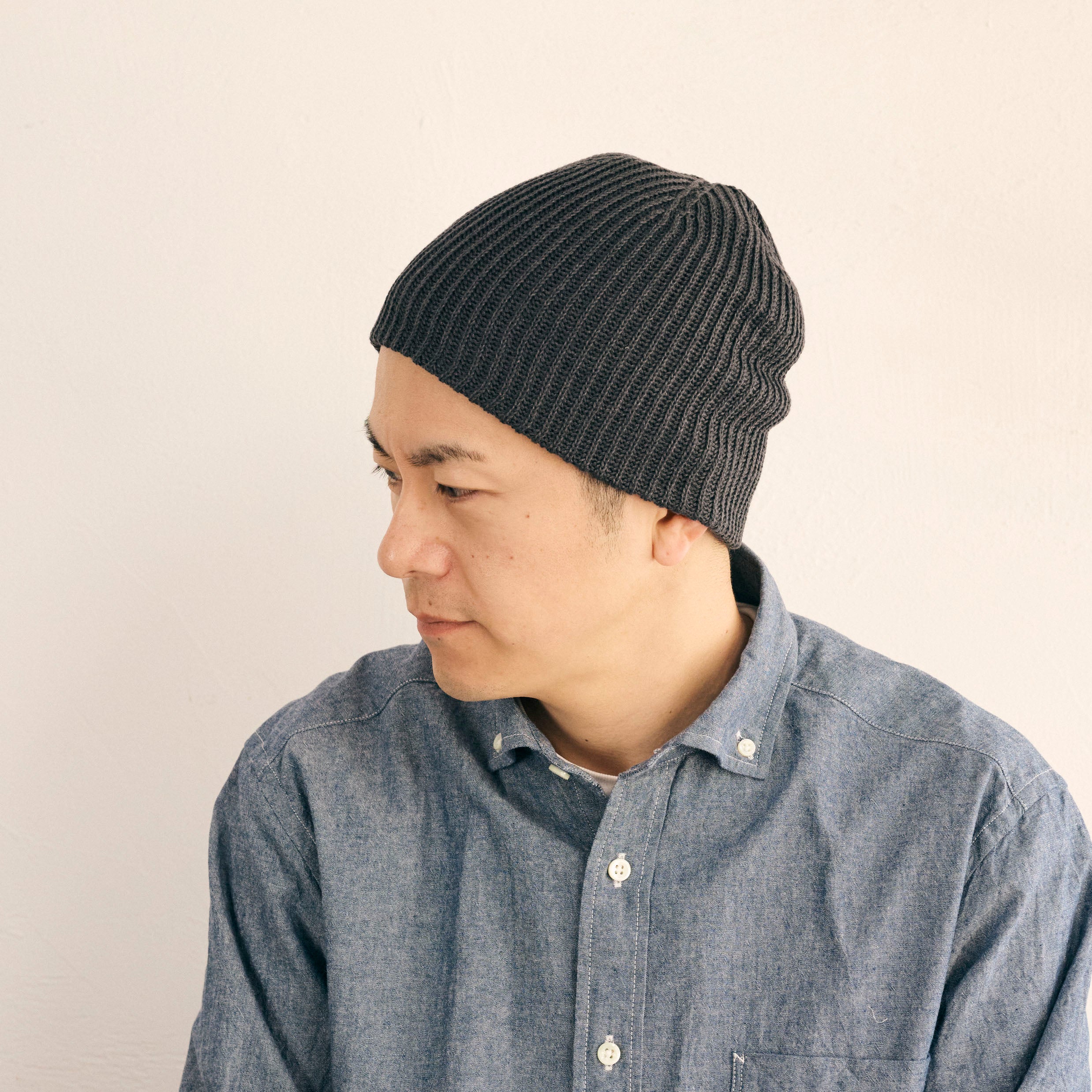 morno № 724525 綿麻ニットビーニー