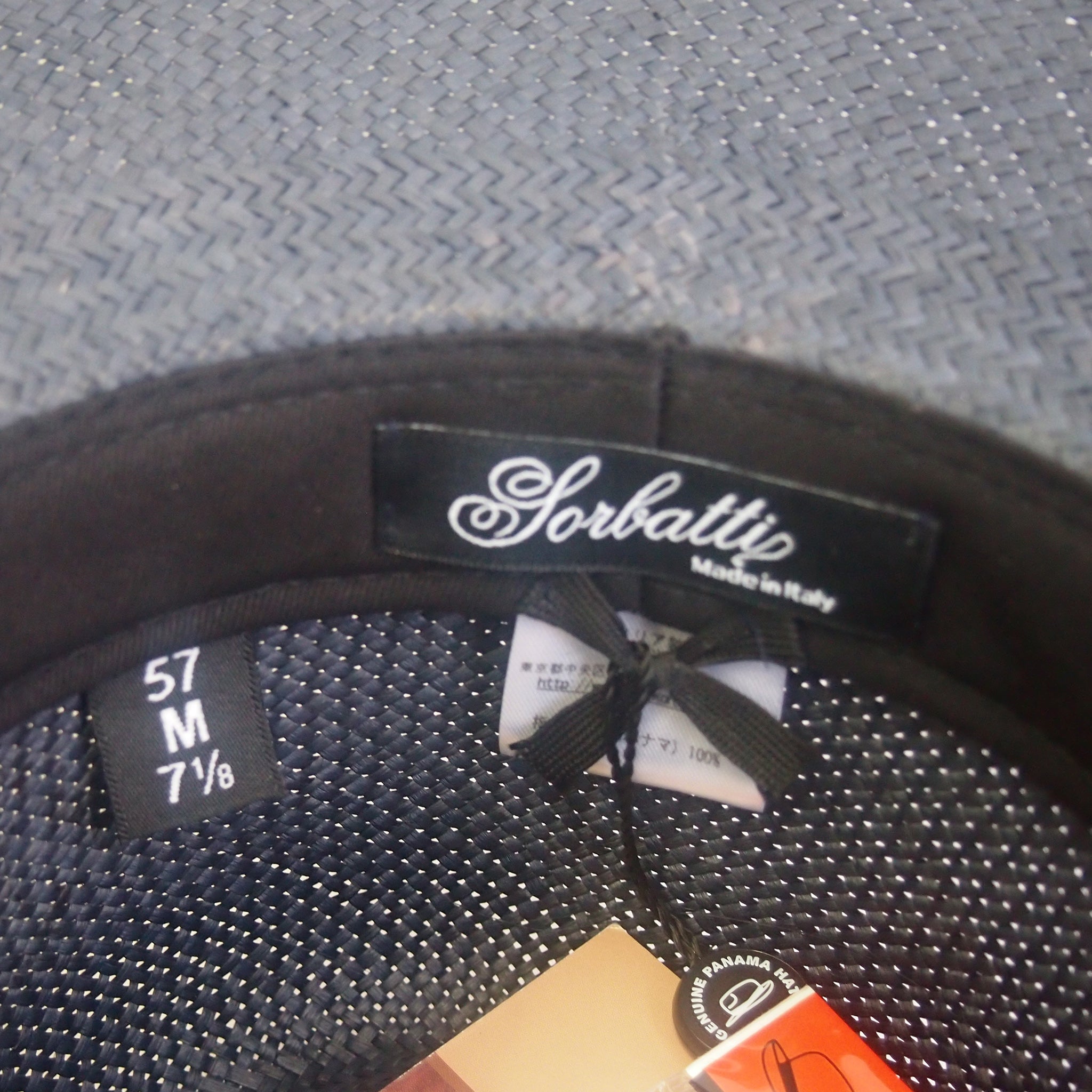 【Sorbatti/ソルバッティ】中折れ パナマ帽子 1614