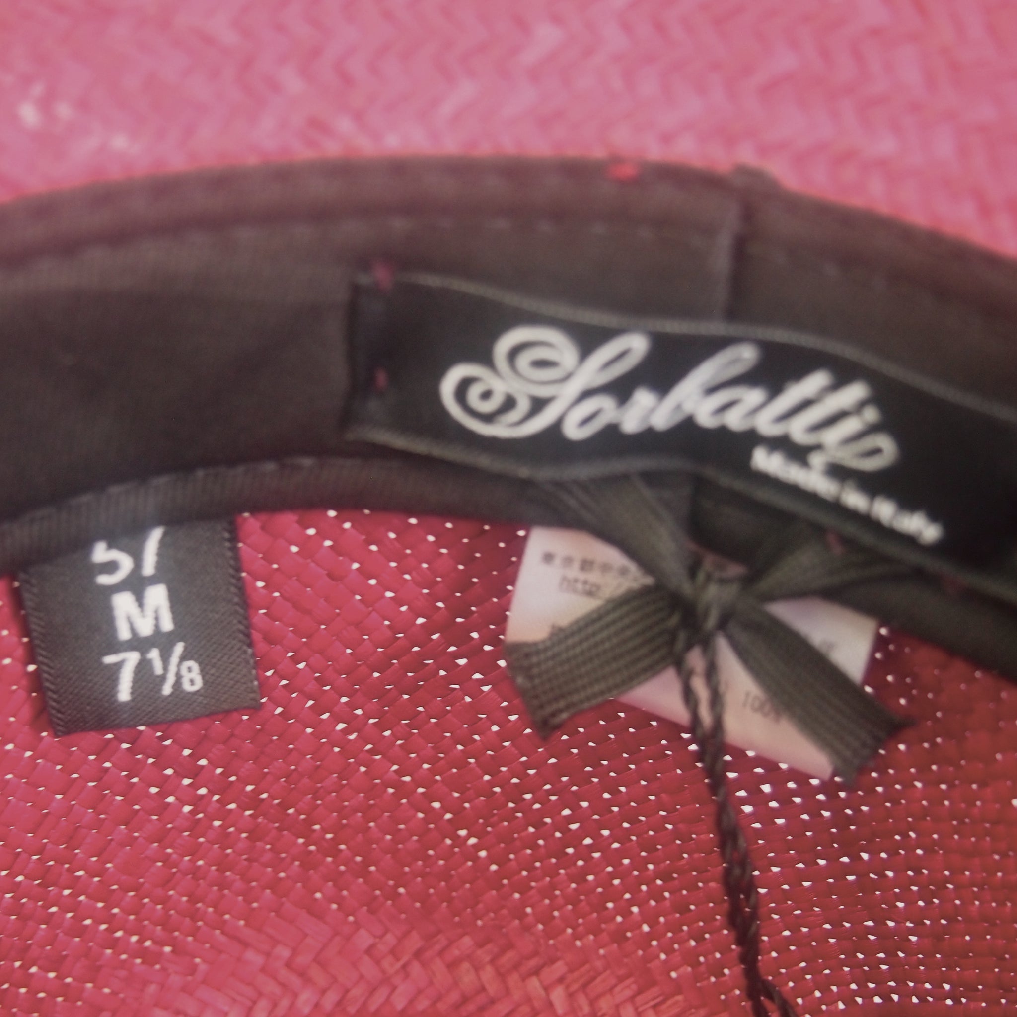 【Sorbatti/ソルバッティ】中折れ パナマ帽子 1614