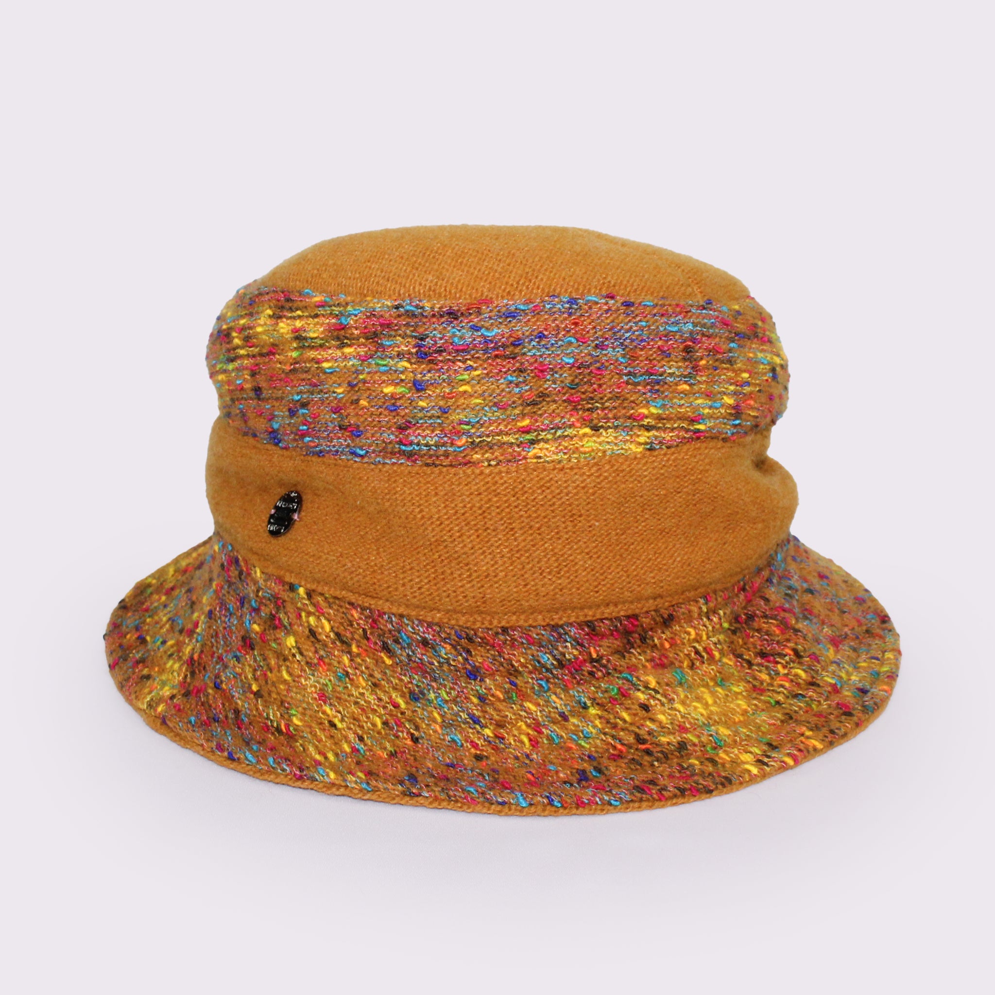 ANGIOLO FRASCONI ネップツイードサファリハット