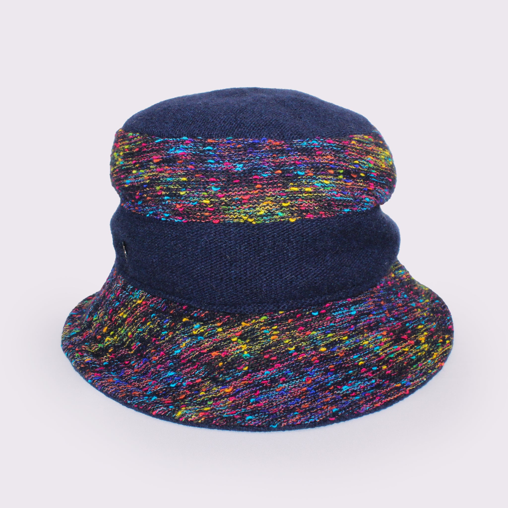 ANGIOLO FRASCONI ネップツイードサファリハット