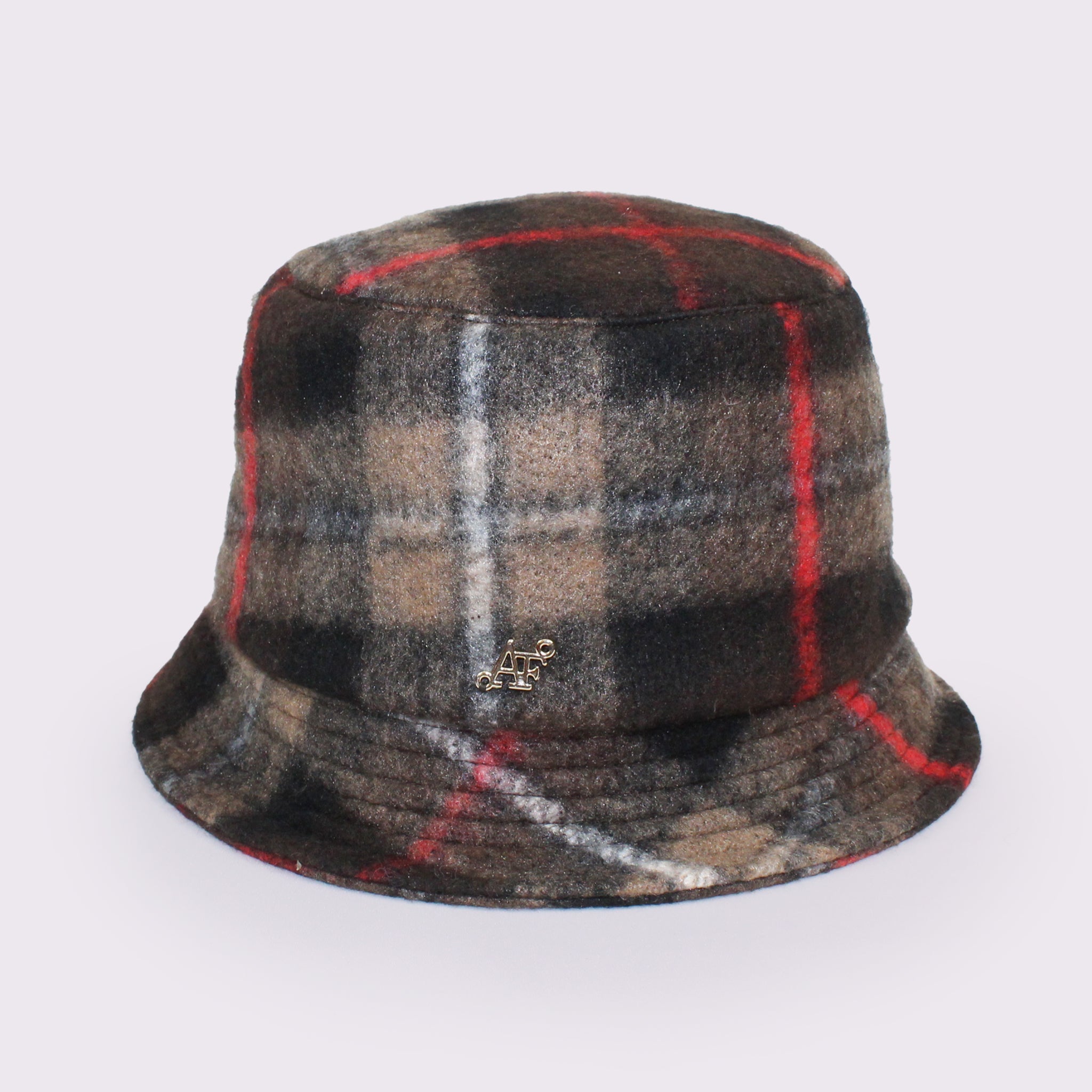 ANGIOLO FRASCONI チェックバケットハット