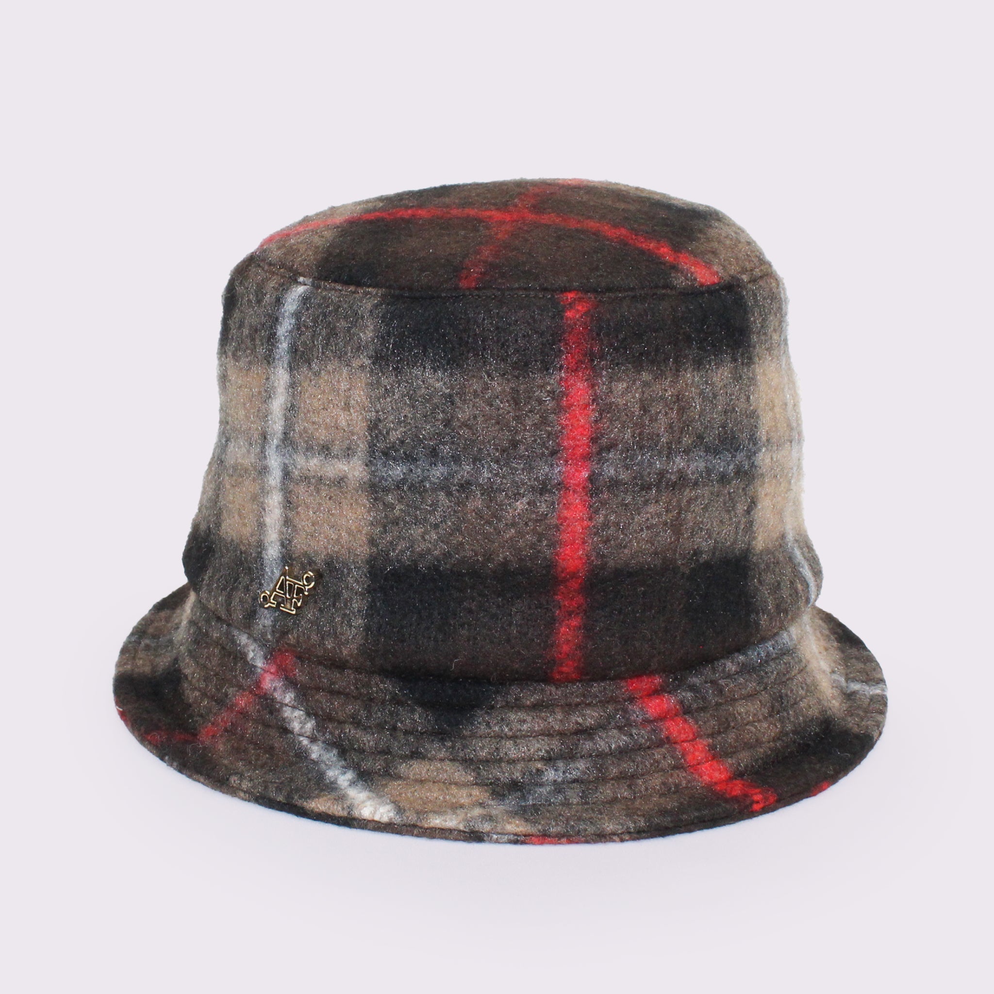 ANGIOLO FRASCONI チェックバケットハット