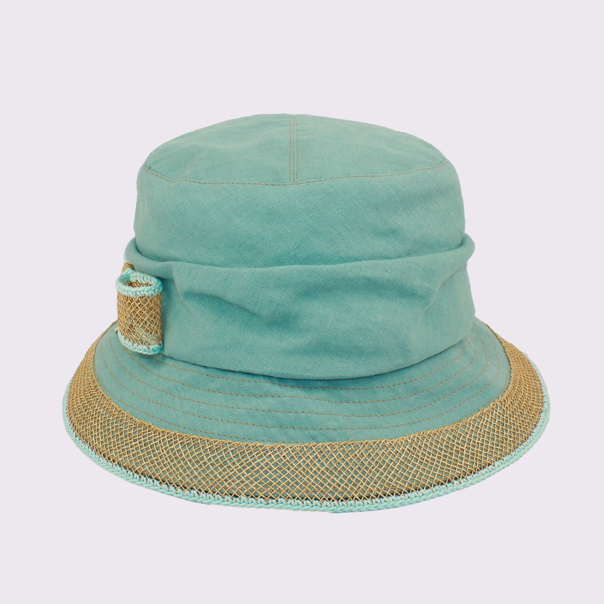 ANGIOLO FRASCONI ジュートリボンクロッシェ 13678