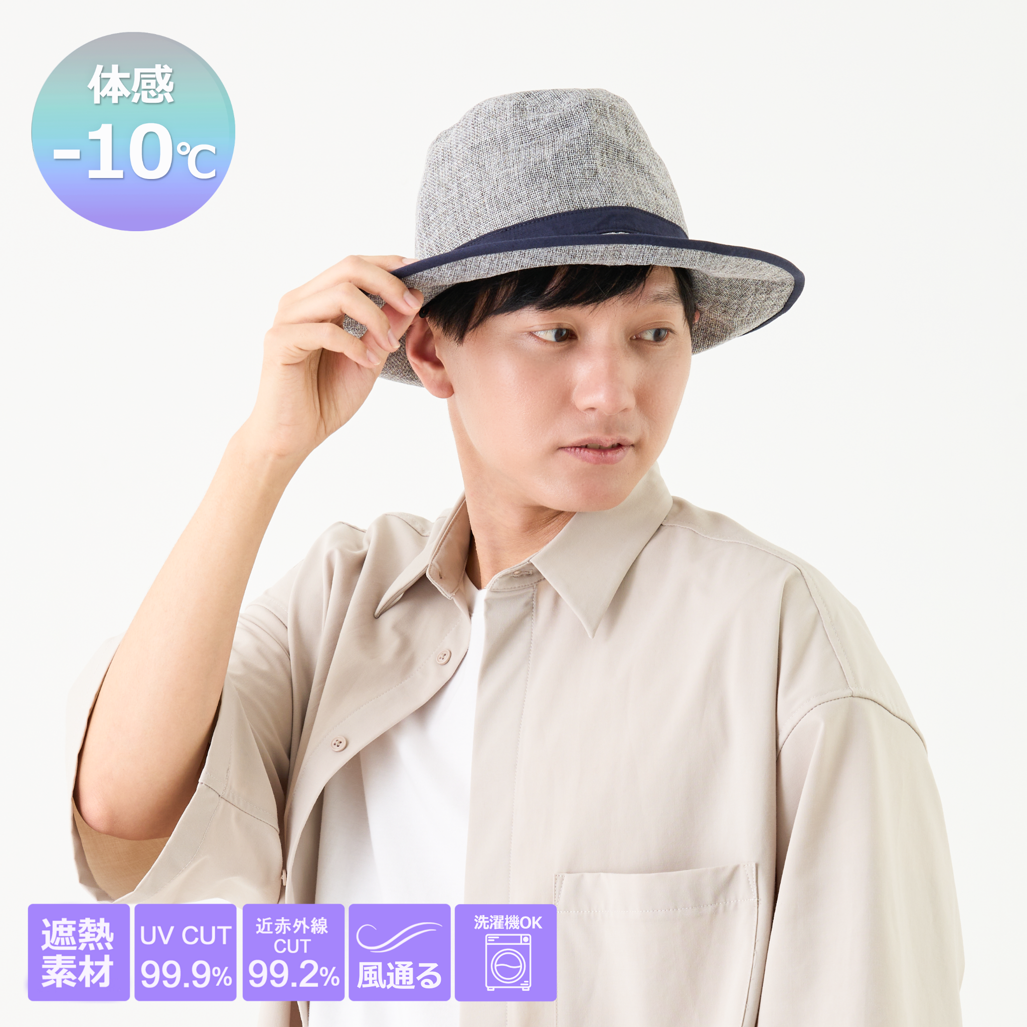 【公式】コカゲル マシンウォッシュ フェドラー / 帽子専門店 ATRENA(アトレナ)オンラインストア