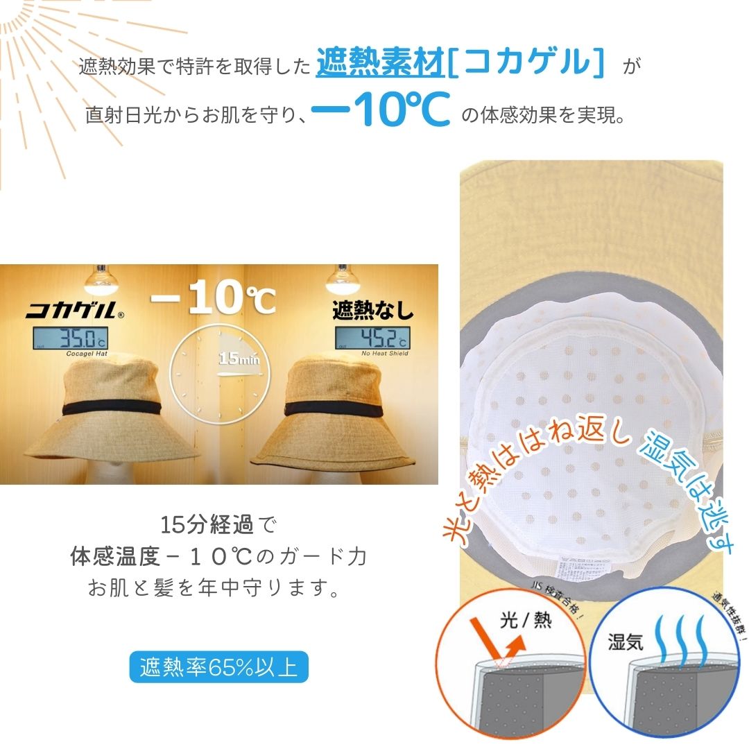 【公式】コカゲル キャップ / 帽子専門店 ATRENA(アトレナ)オンラインストア