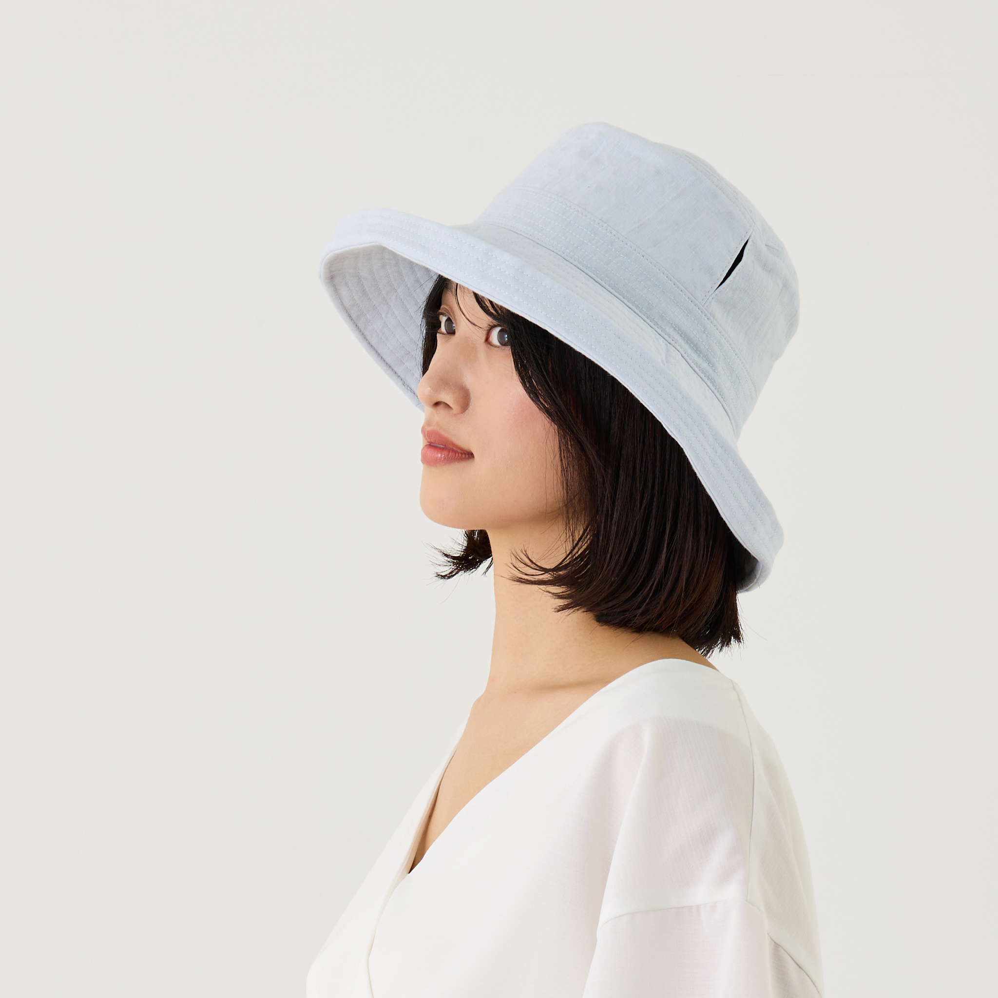 【公式】コカゲル (ATRENA限定 / UV100%カット)リネンエッジアップハット / 帽子専門店 ATRENA(アトレナ)オンラインストア