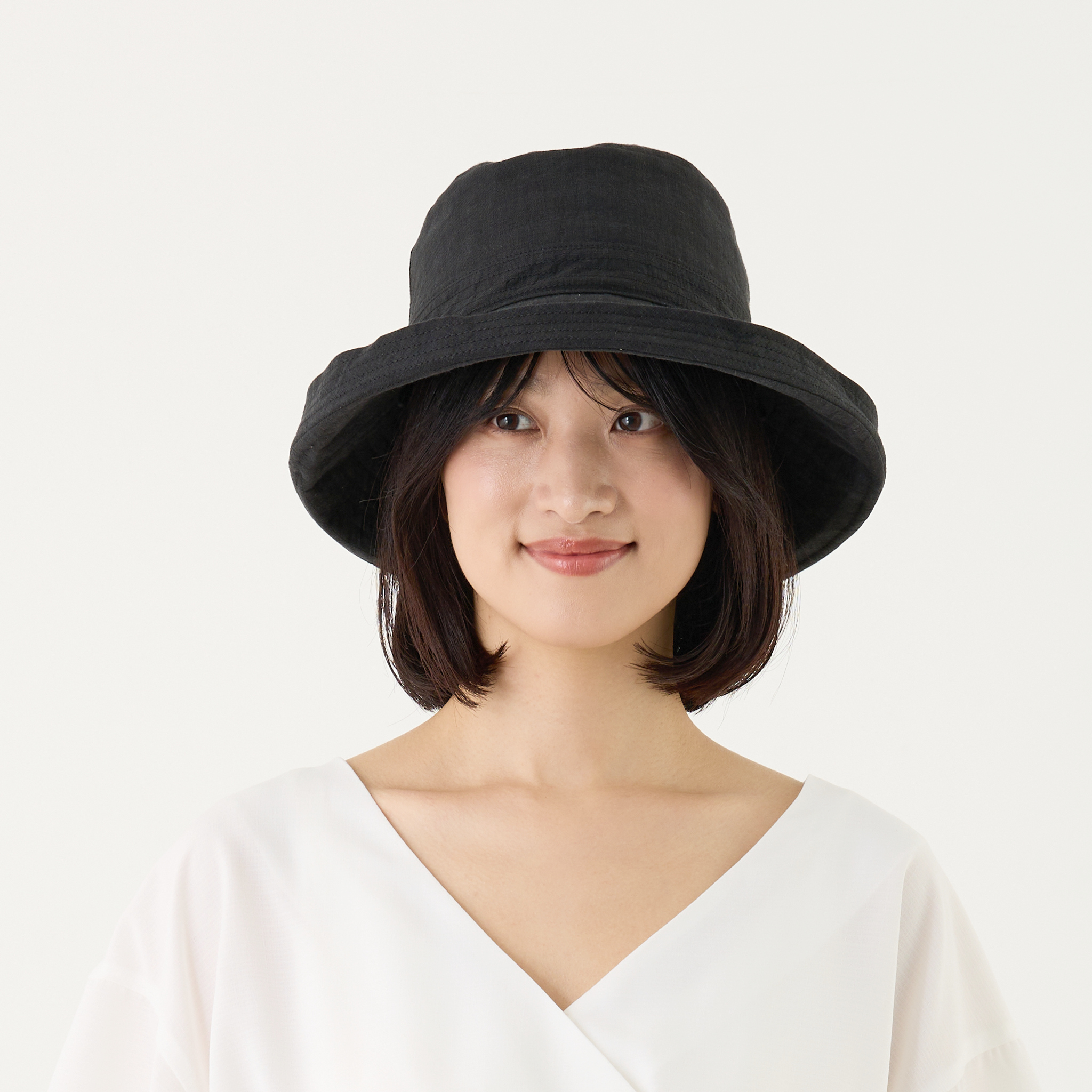 【公式】コカゲル (ATRENA限定 / UV100%カット)リネンエッジアップハット / 帽子専門店 ATRENA(アトレナ)オンラインストア