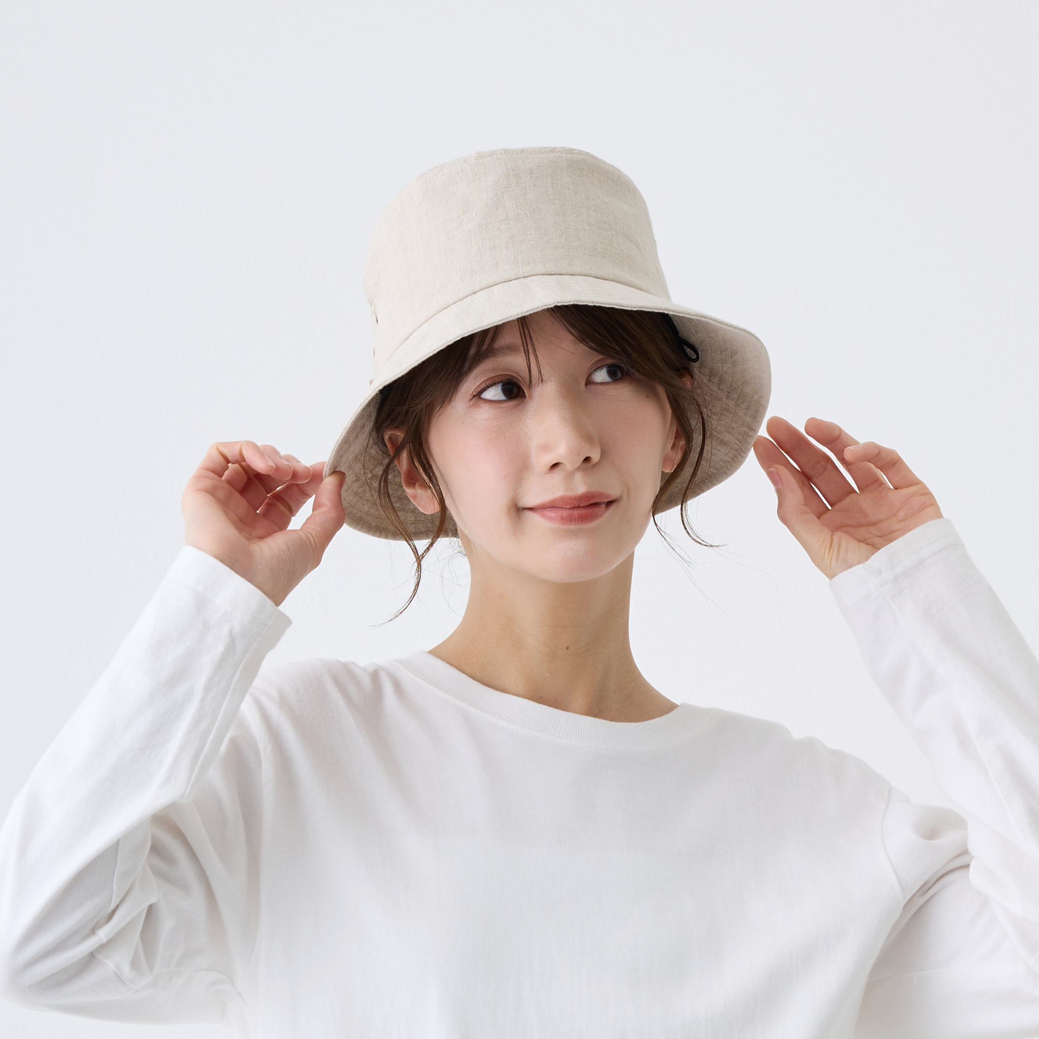 【公式】コカゲル (ATRENA限定 / UV100%カット)リネンバケット / 帽子専門店 ATRENA(アトレナ)オンラインストア