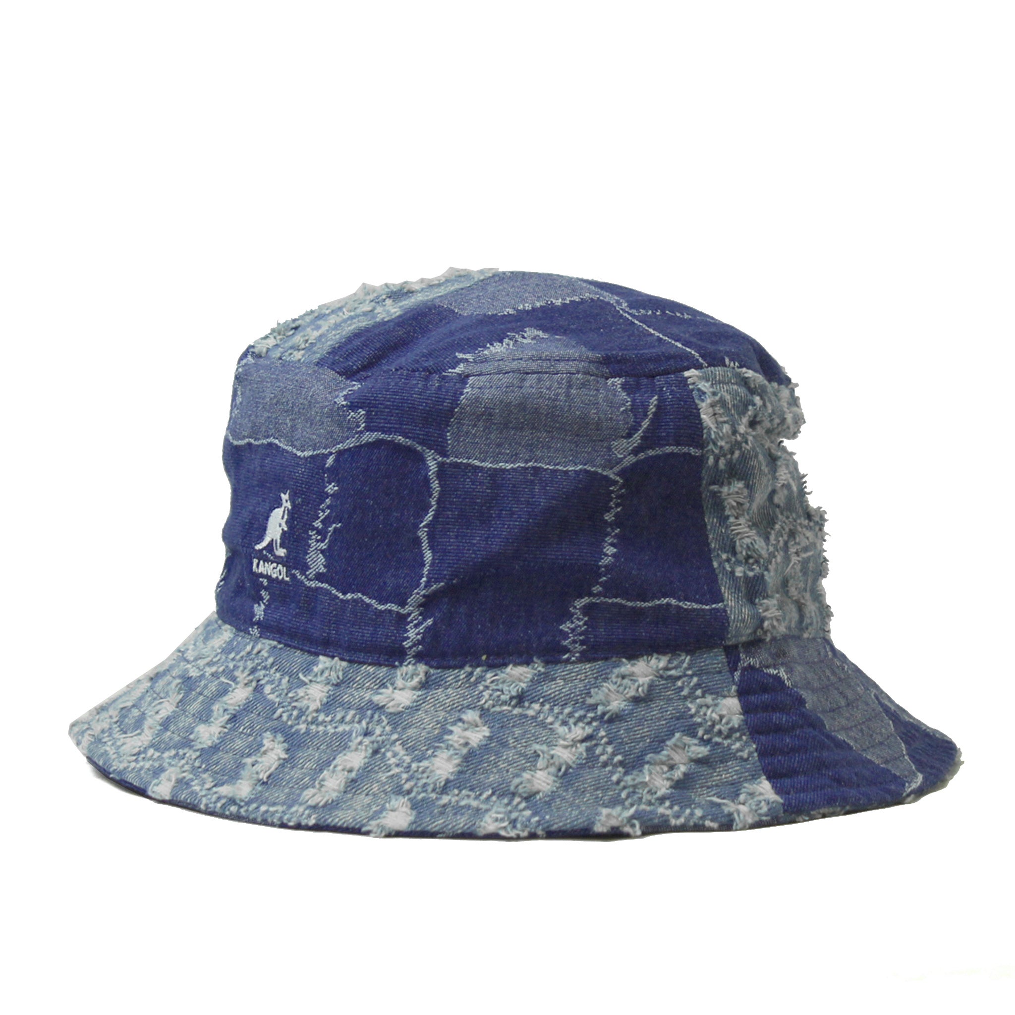 KANGOL デニム マッシュアップ バケットハット |【公式】帽子専門店 ATRENA(アトレナ) オンラインストア