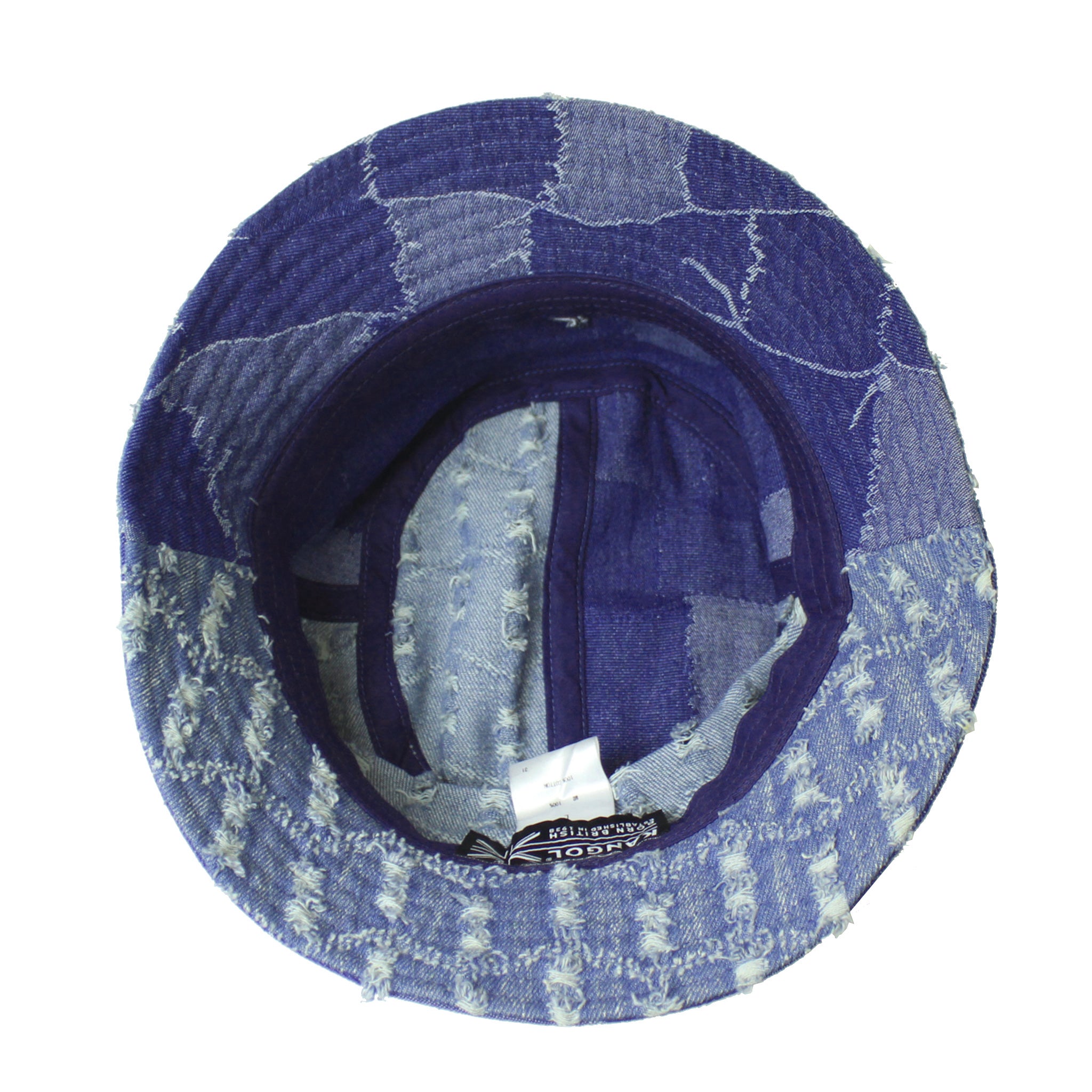 KANGOL デニム マッシュアップ バケットハット |【公式】帽子専門店 ATRENA(アトレナ) オンラインストア
