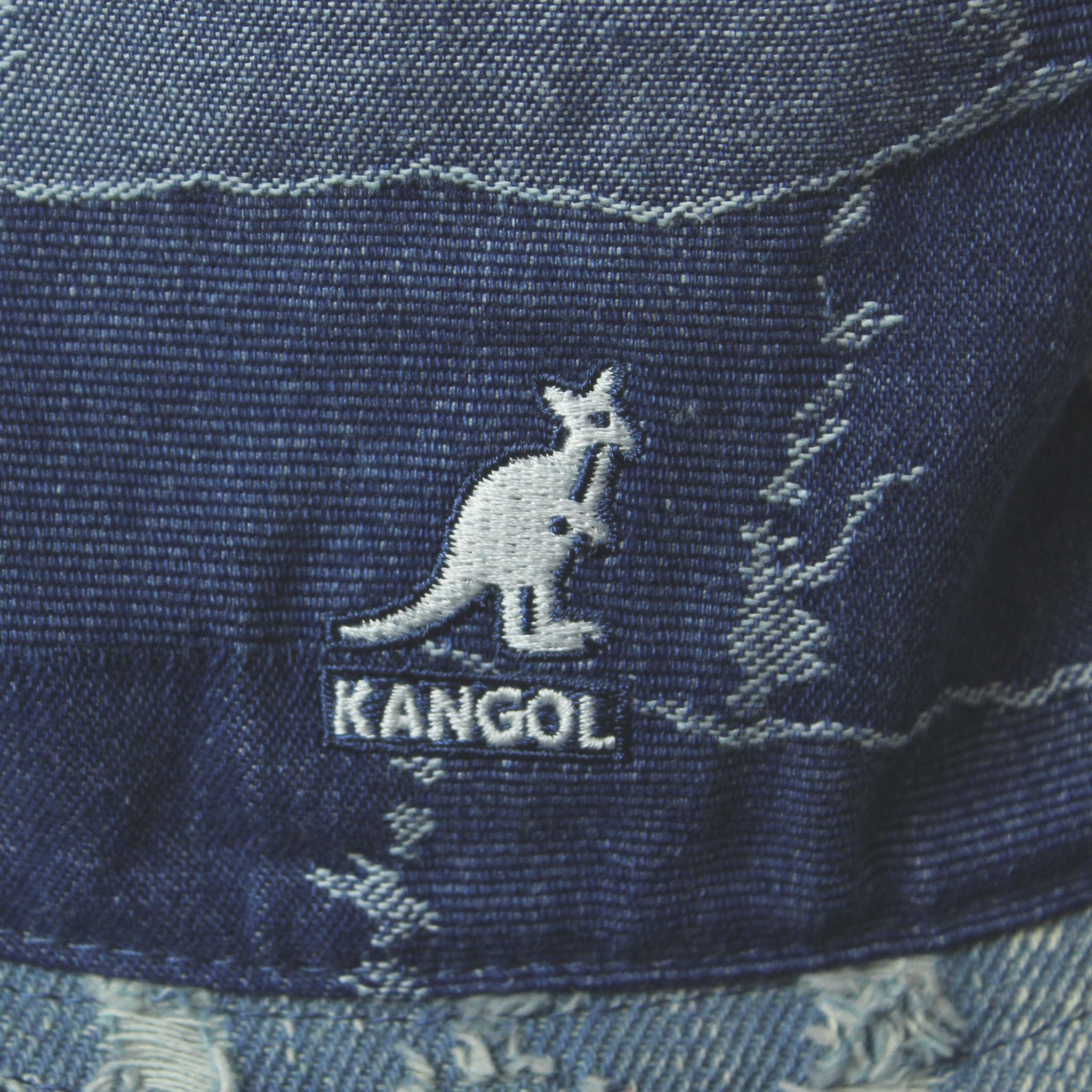 KANGOL デニム マッシュアップ バケットハット |【公式】帽子専門店 ATRENA(アトレナ) オンラインストア