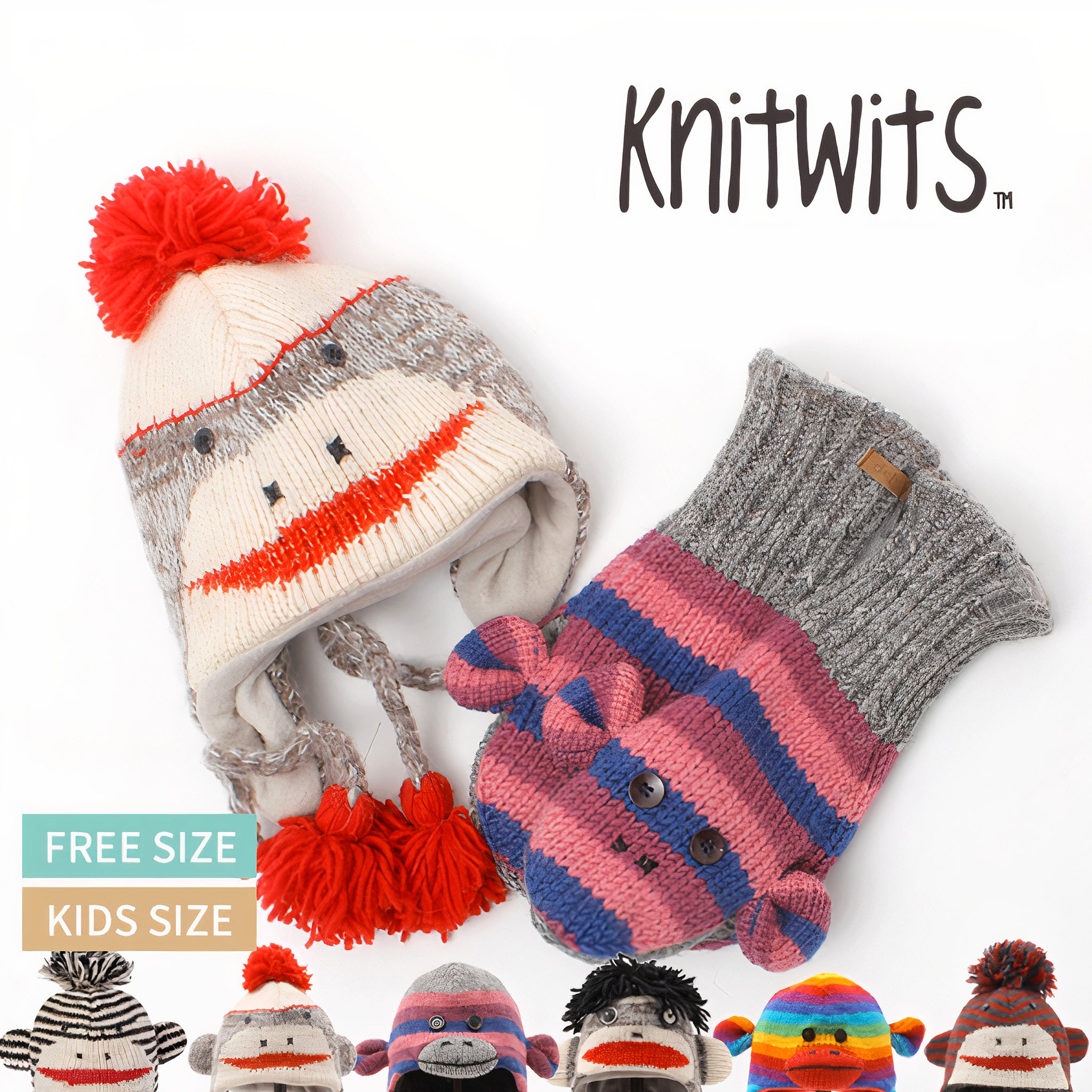 KNITWITS MONKEYシリーズ/ニットウィッツ モンキー |【公式】帽子専門店 ATRENA(アトレナ) オンラインストア