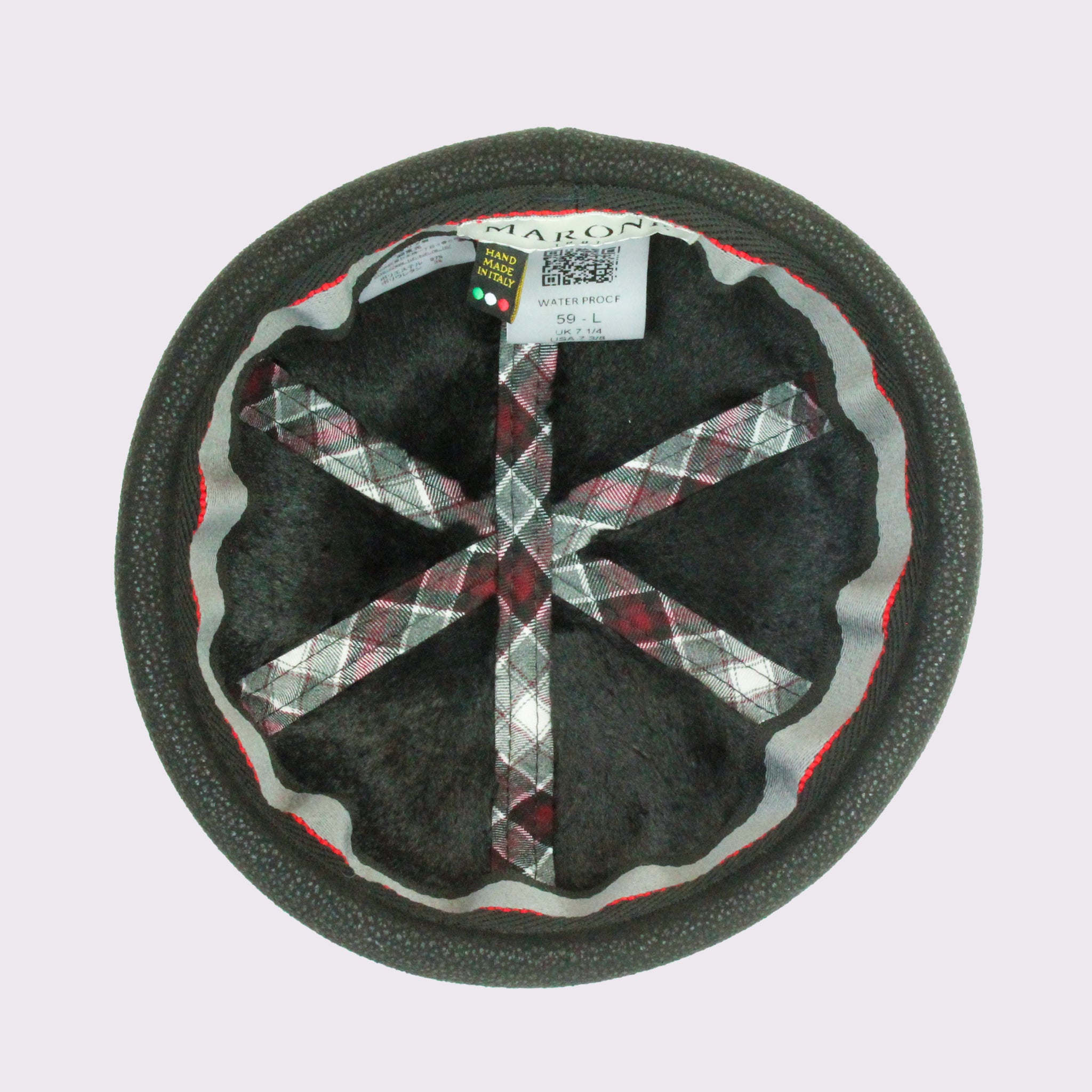 MARONE(マローネ) 撥水加工 ロールキャップ フィッシャーマンキャップ