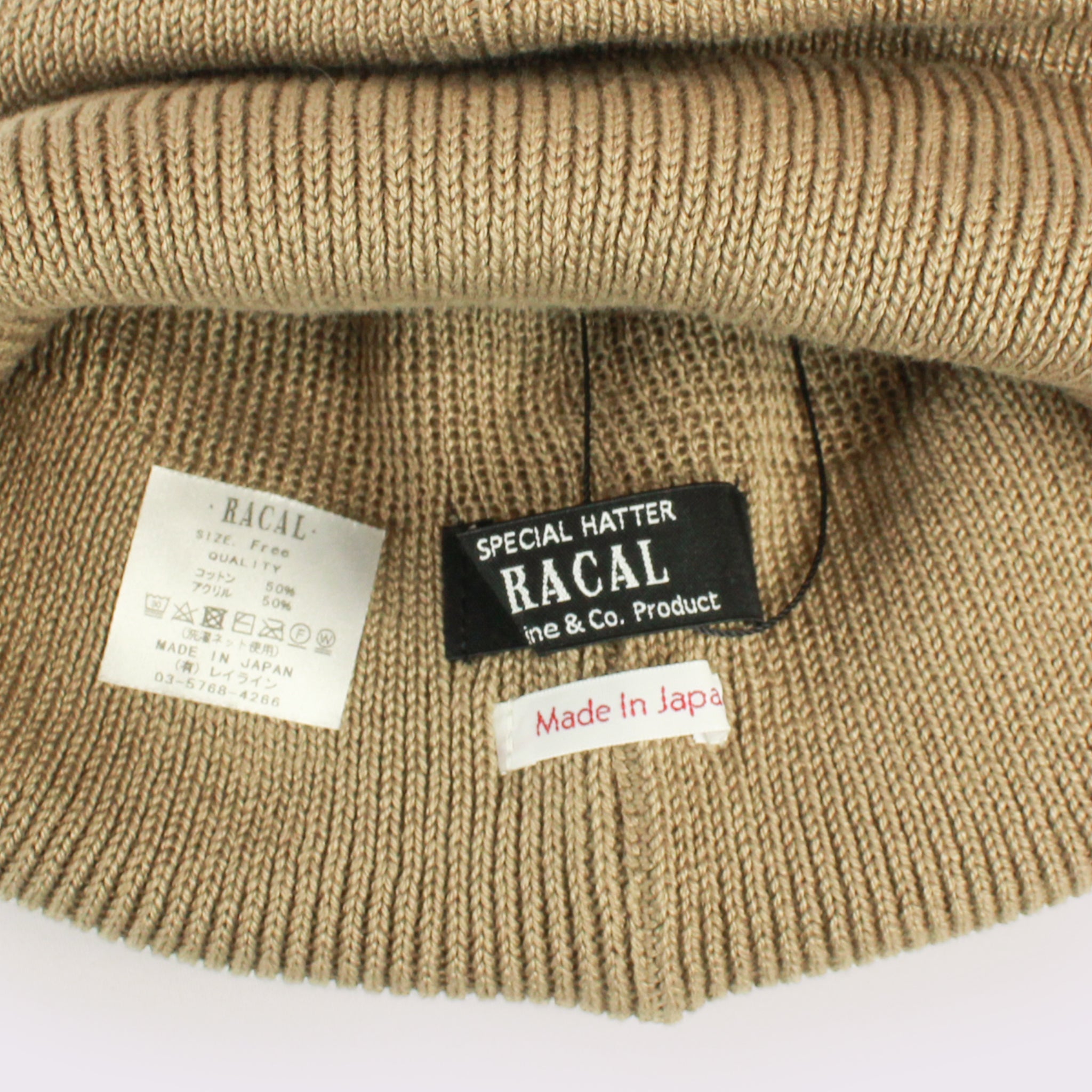 RACAL/ラカル CM Roll ロールニットキャップ RL-18-935