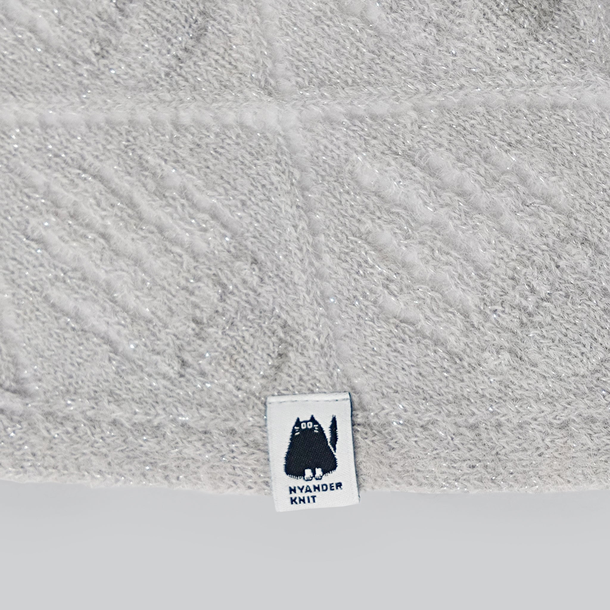 【NYANDER KNIT/ニャンダーニット】 ALPACA CATS CLAW △SHAWL