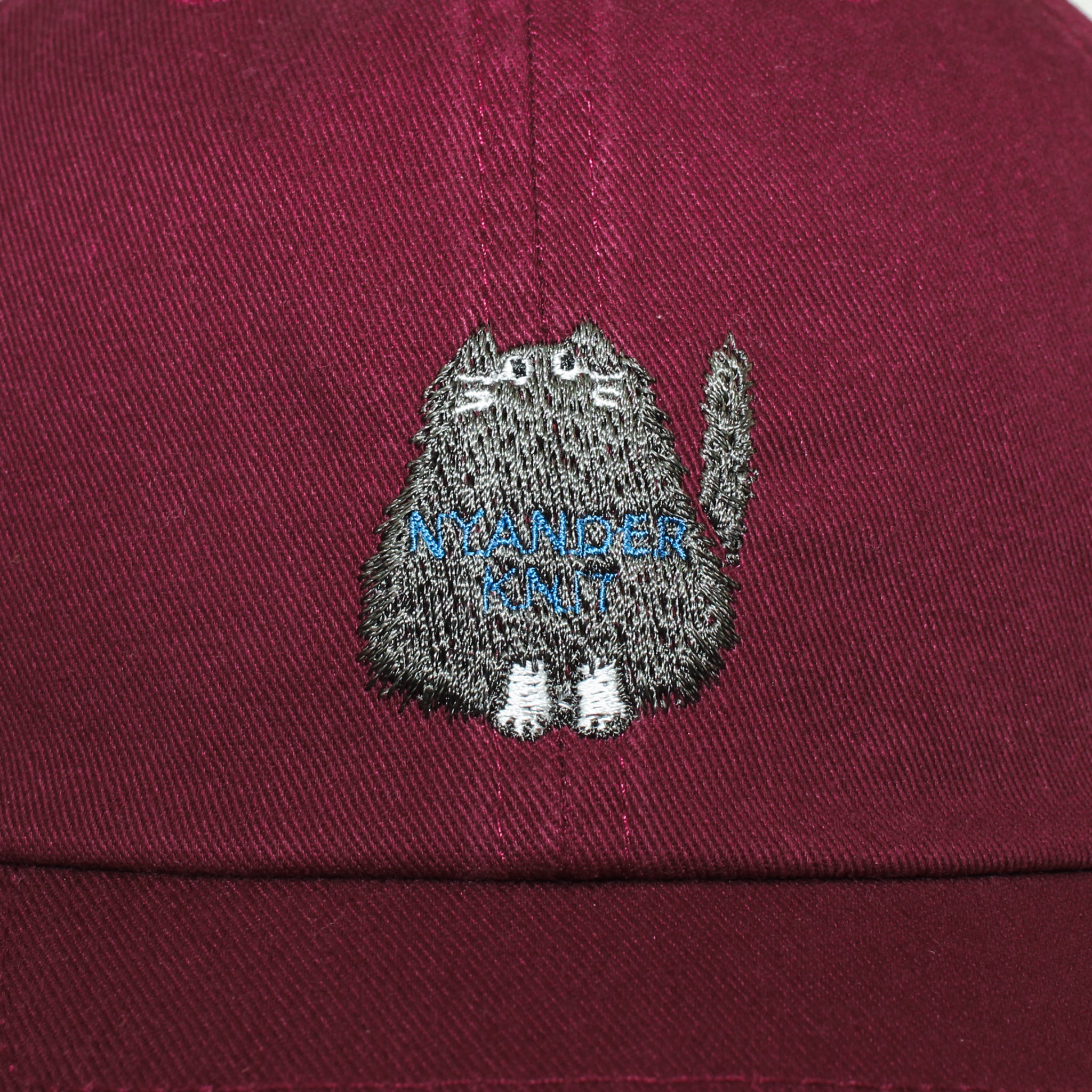 【NYANDER KNIT/ニャンダーニット】 NYANDER EMBROIDERY CAP