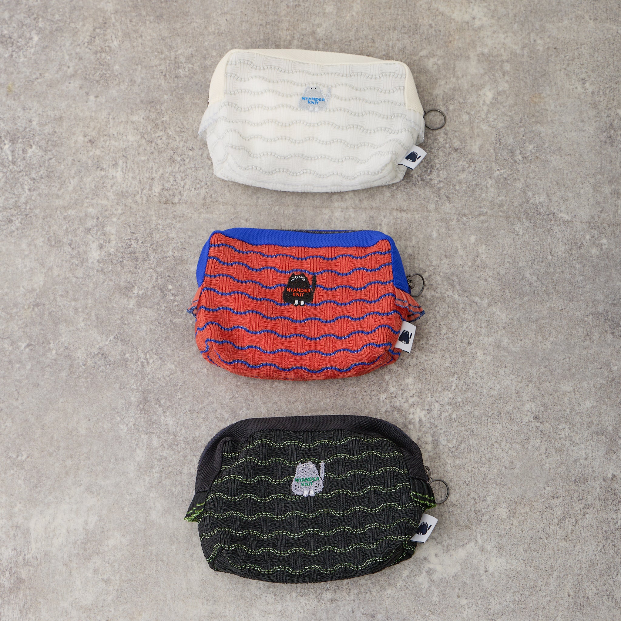 【NYANDER KNIT/ニャンダーニット】BORDER PORCH
