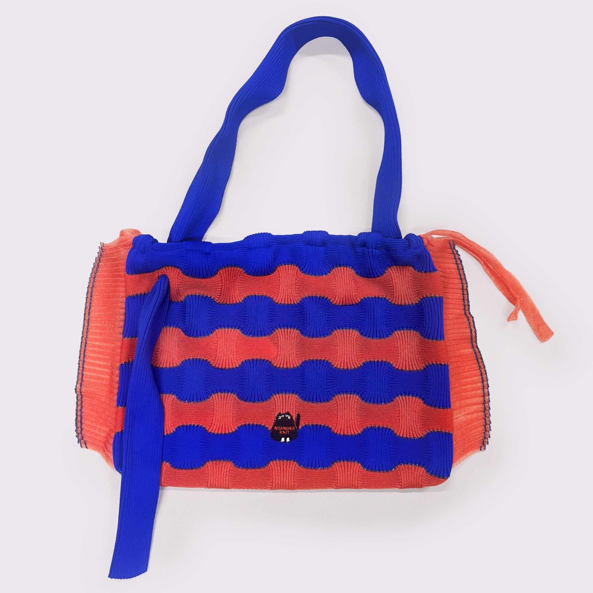【NYANDER KNIT/ニャンダーニット】BORDER TOTE