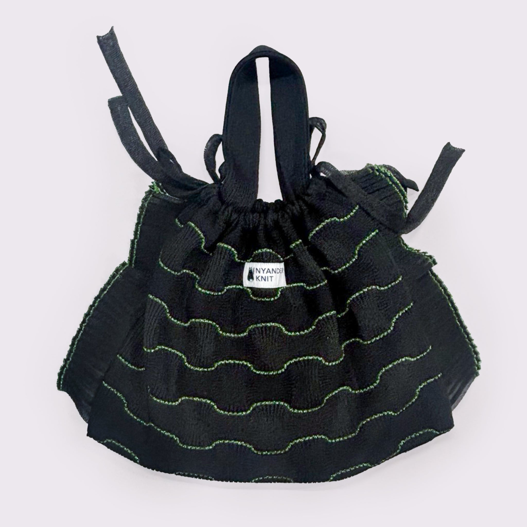 【NYANDER KNIT/ニャンダーニット】BORDER TOTE
