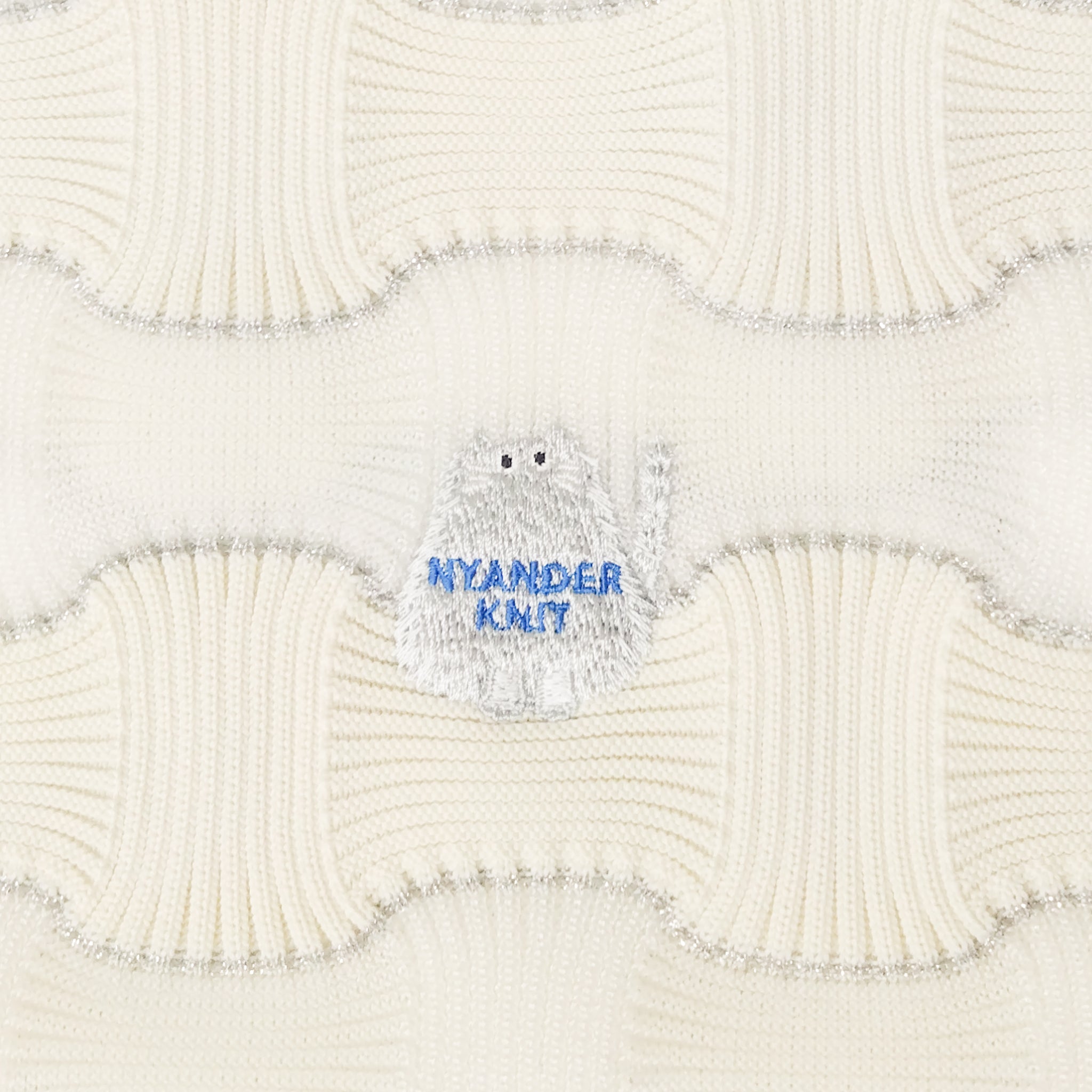 【NYANDER KNIT/ニャンダーニット】BORDER TOTE