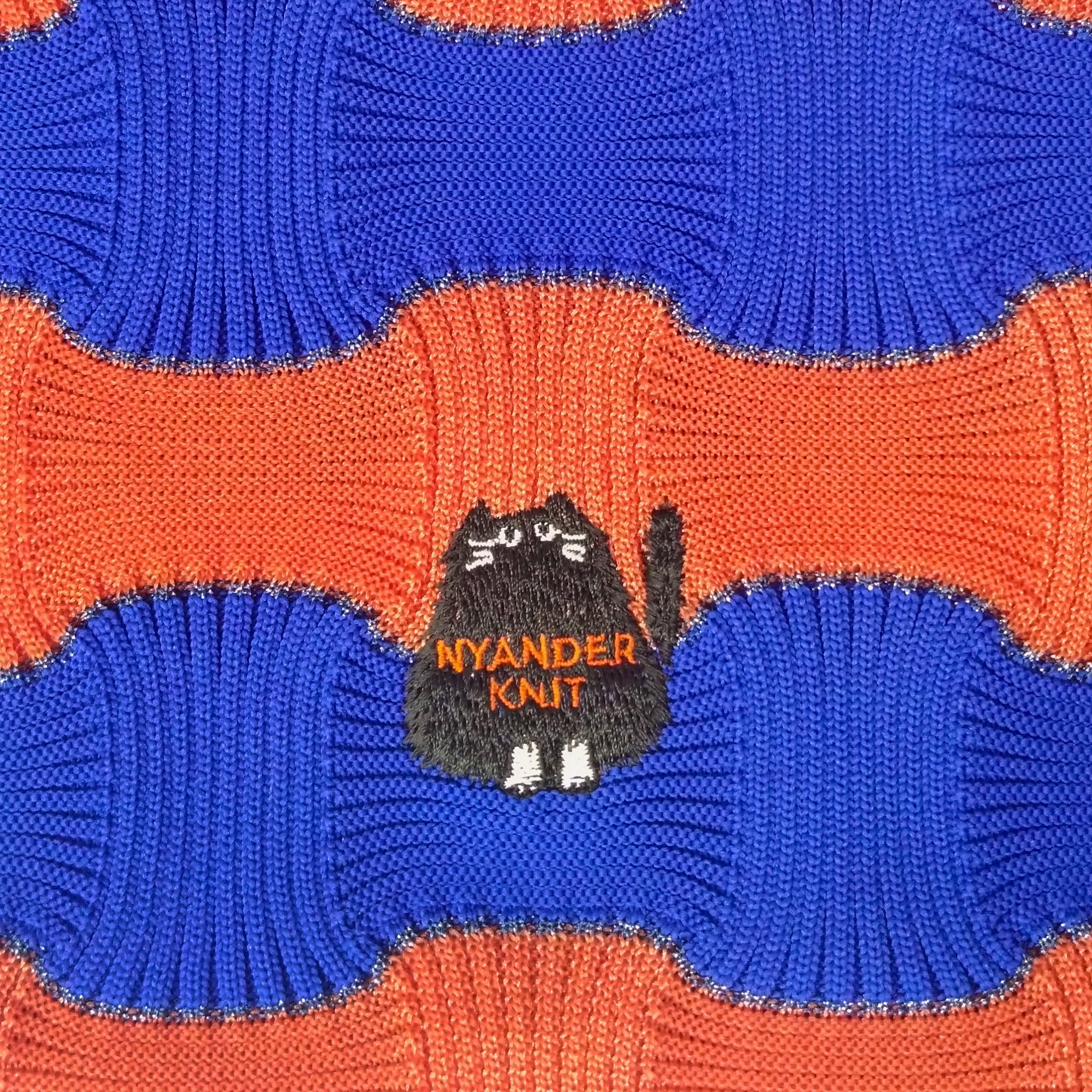 【NYANDER KNIT/ニャンダーニット】BORDER TOTE