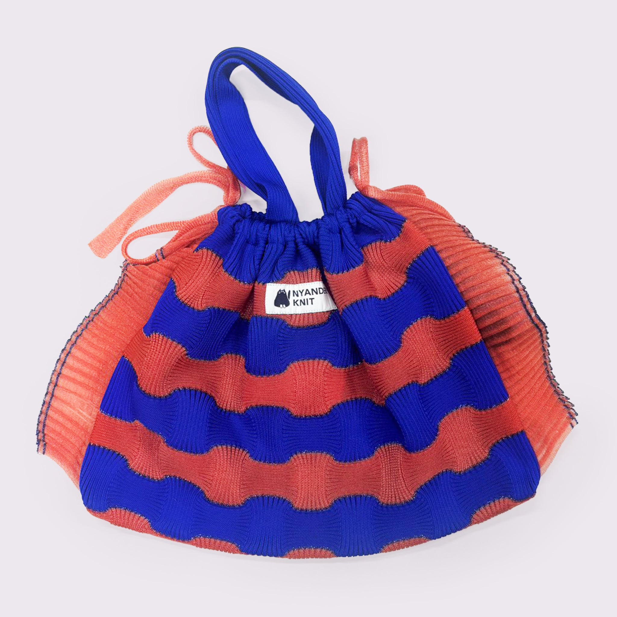 【NYANDER KNIT/ニャンダーニット】BORDER TOTE